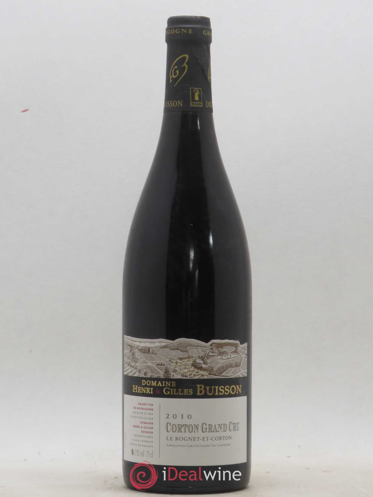 Corton Grand Cru Le Rognet-et-Corton Henri et Gilles Buisson (Domaine) 2010 - Lot de 1 bouteille - 0