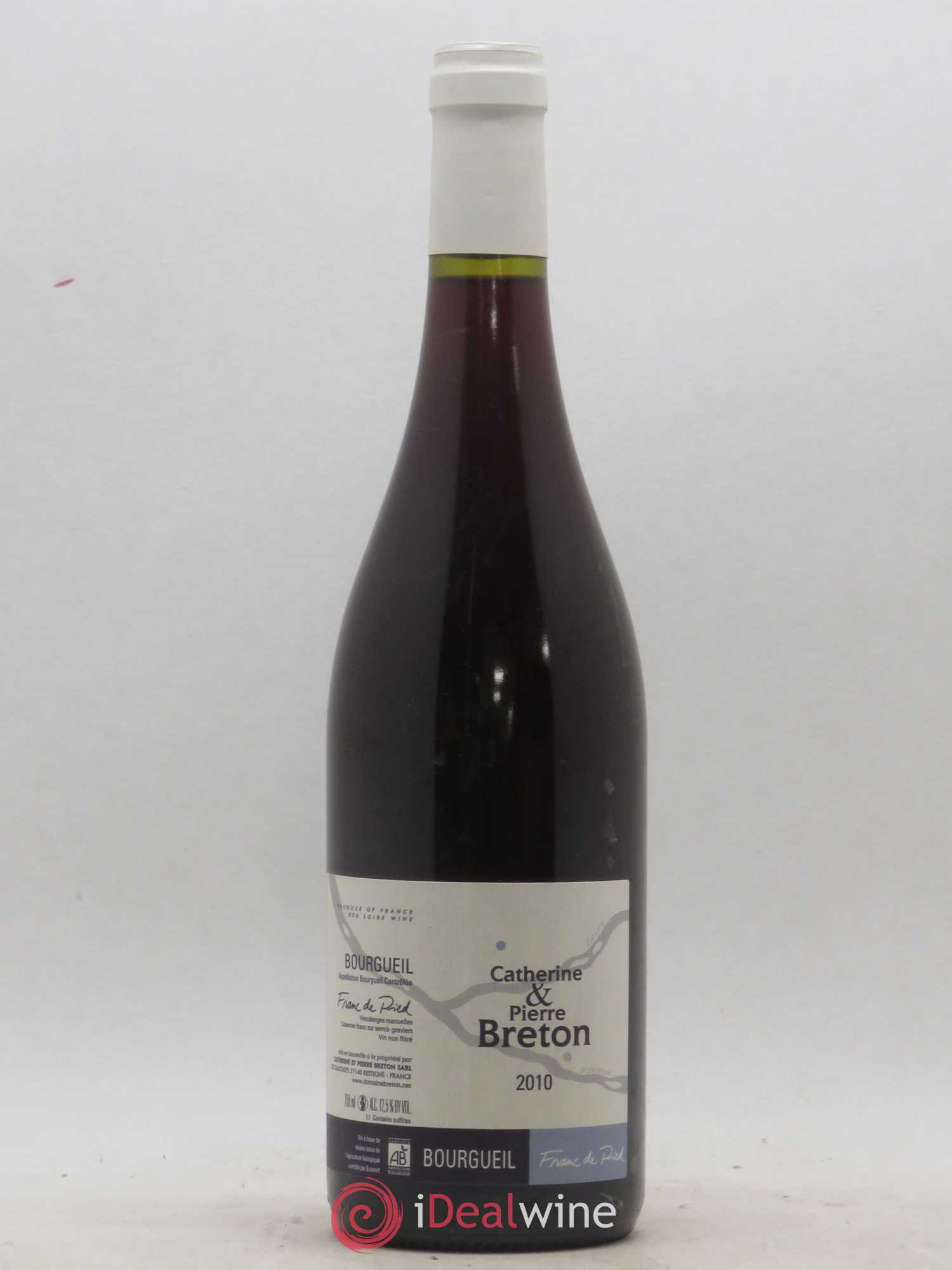 Bourgueil Franc de Pied Catherine et Pierre Breton 2010 - Lot de 1 bouteille - 0