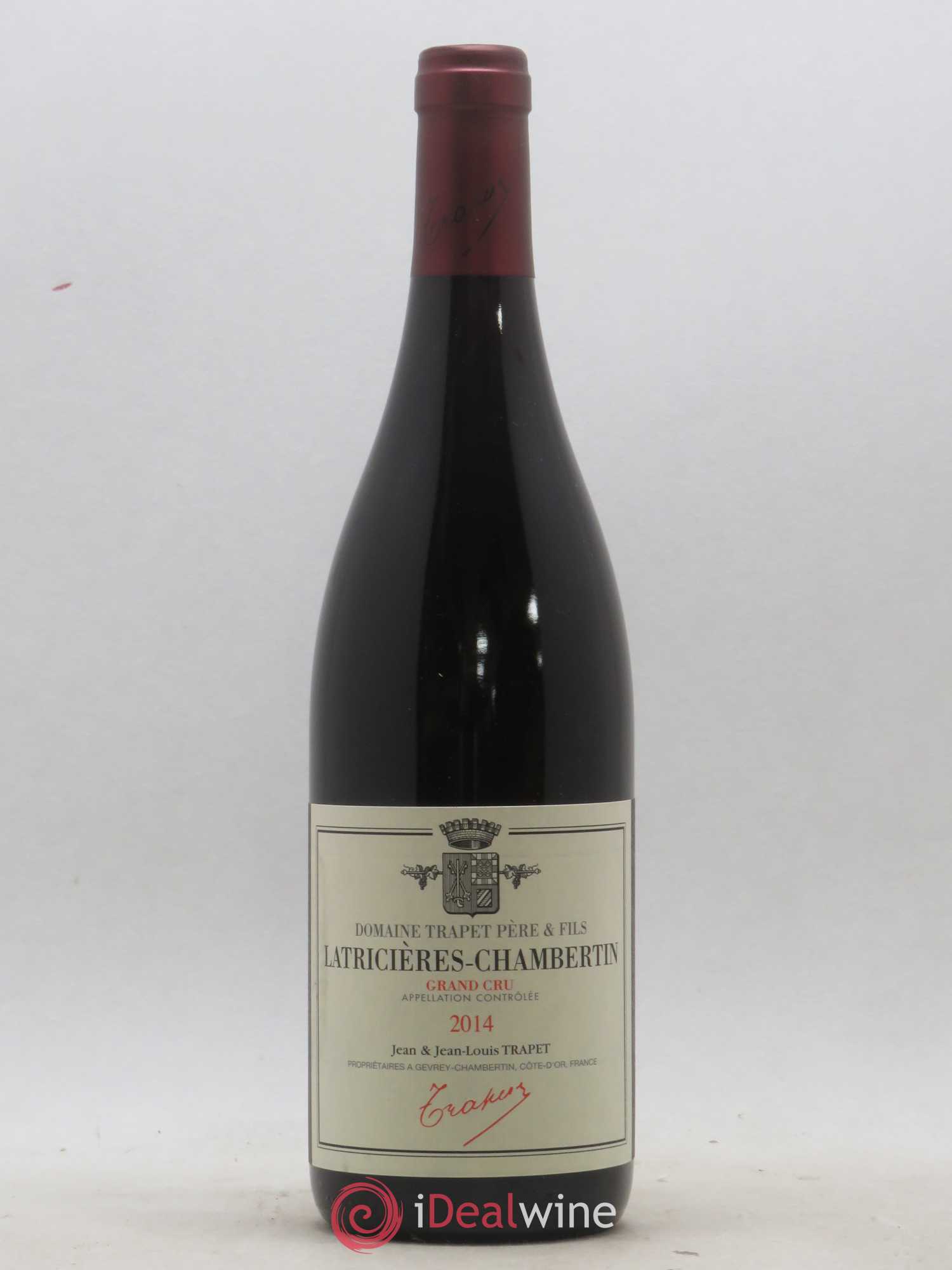 Latricières-Chambertin Grand Cru Domaine Trapet 2014 - Lot de 1 bouteille - 0