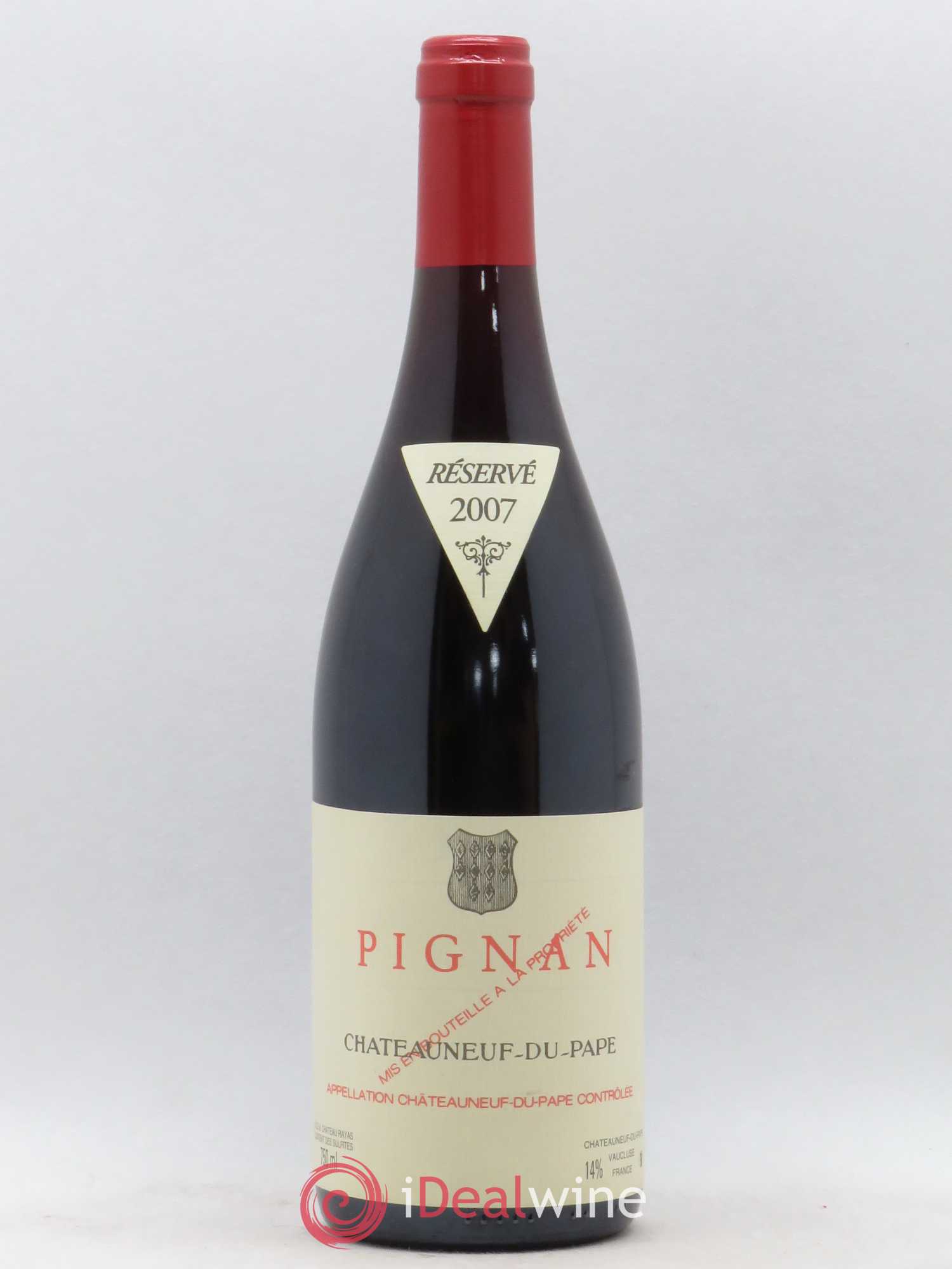 Châteauneuf-du-Pape Pignan Emmanuel Reynaud 2007 - Lot de 1 bouteille - 0
