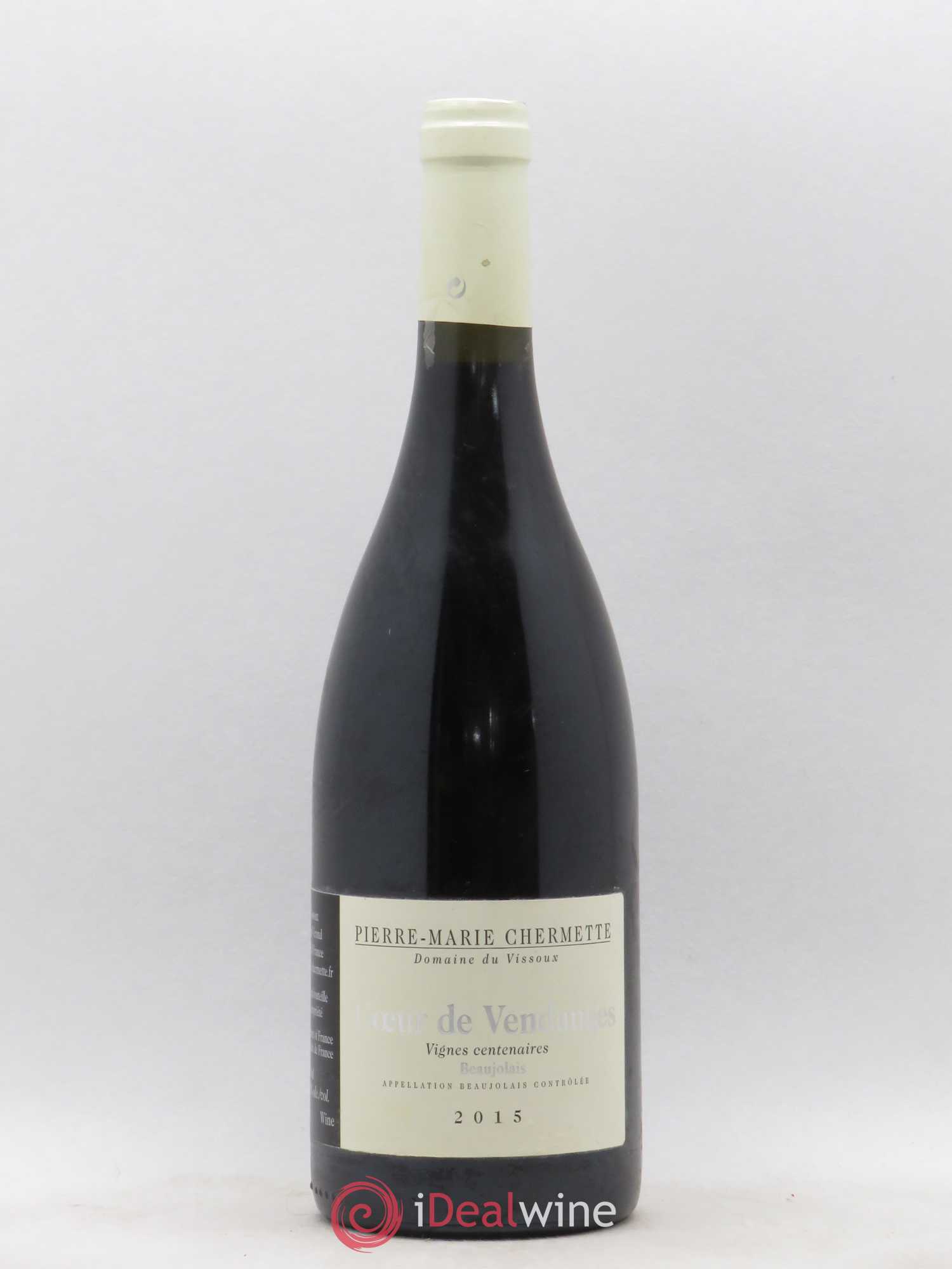 Beaujolais Coeur de Vendanges Vignes Centenaires Domaine du Vissoux - P-M. Chermette 2015 - Lot de 1 bouteille - 0