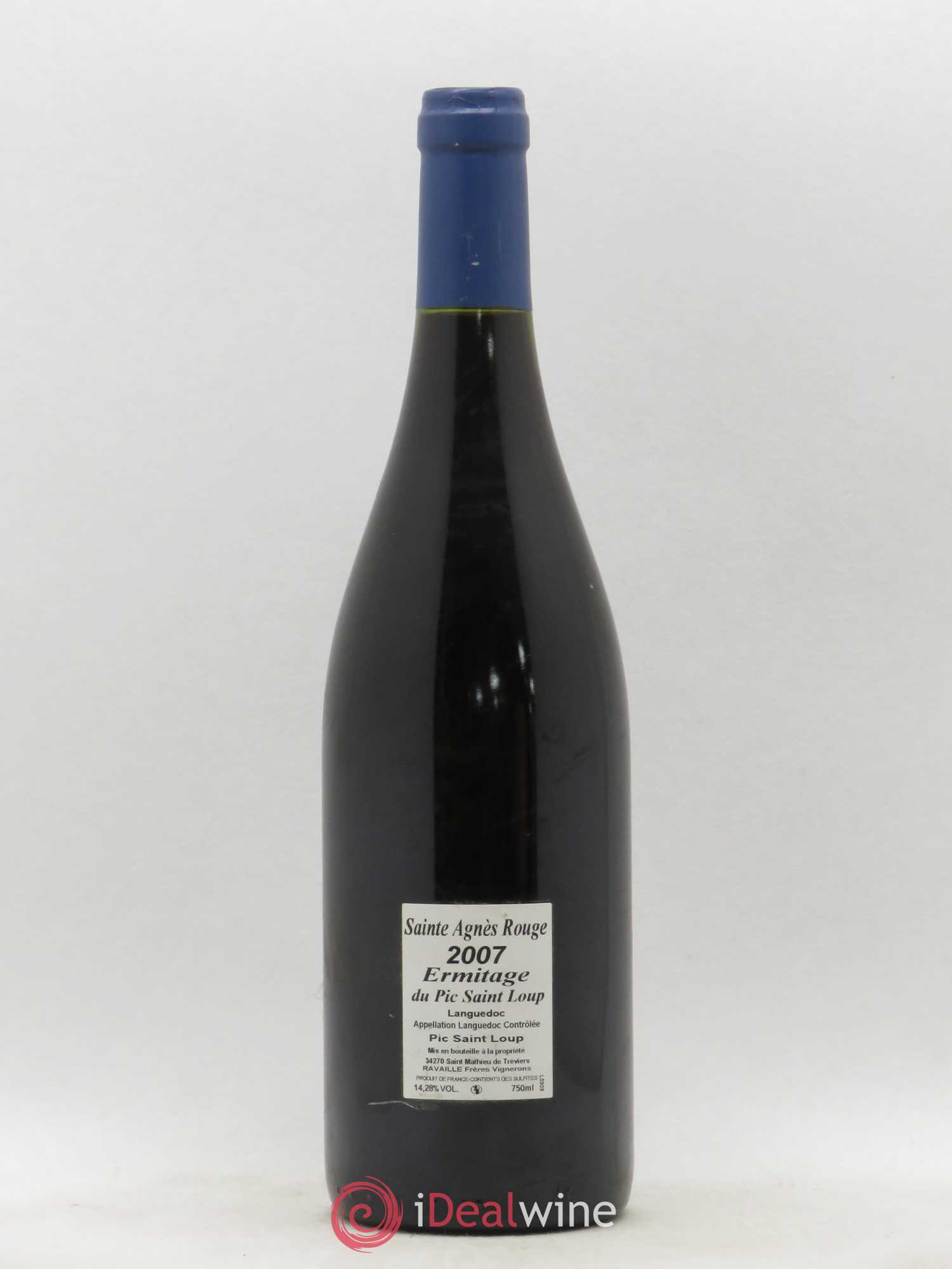 Pic Saint-Loup Héritage du Pic Saint-Loup (anciennement Ermitage) Cuvée Sainte Agnès 2007 - Lot de 1 bouteille - 1