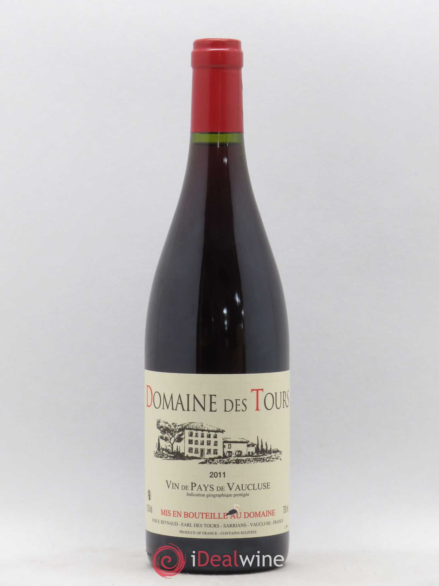 Vaucluse (Vin de Pays de Vaucluse) Domaine des Tours Emmanuel Reynaud 2011 - Lot de 1 bouteille - 0