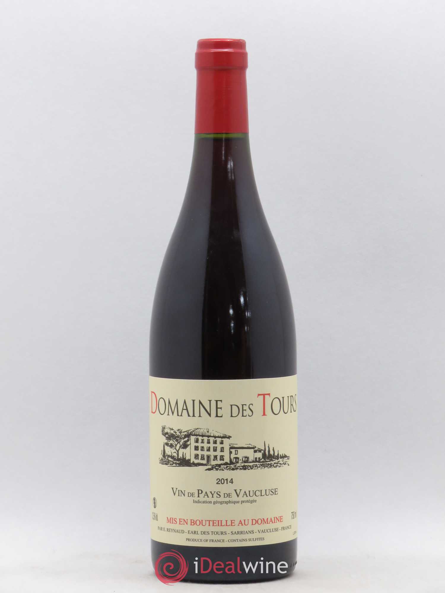Vaucluse (Vin de Pays de Vaucluse) Domaine des Tours Emmanuel Reynaud 2014 - Lot de 1 bouteille - 0