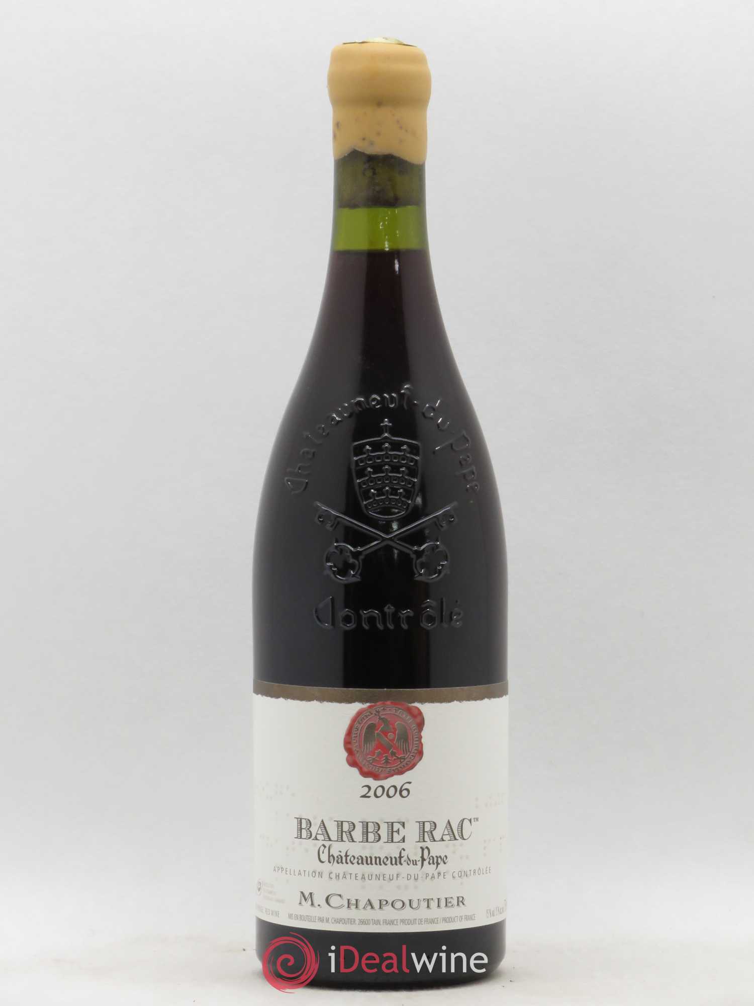 Châteauneuf-du-Pape Barbe Rac Chapoutier 2006 - Lot de 1 bouteille - 0