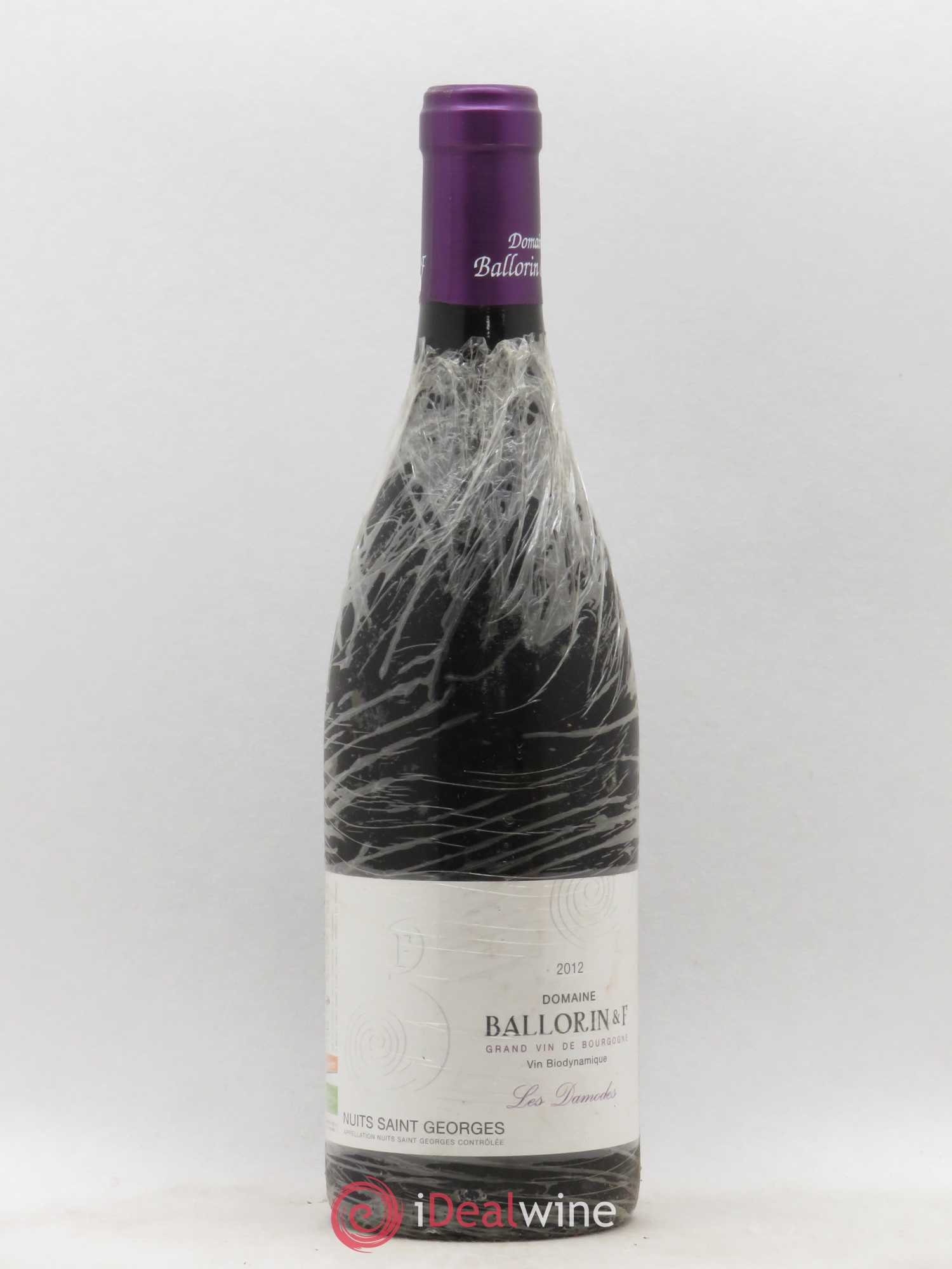 Nuits-Saint-Georges Les Damodes Domaine Ballorin 2012 - Posten von 1 Flasche - 0