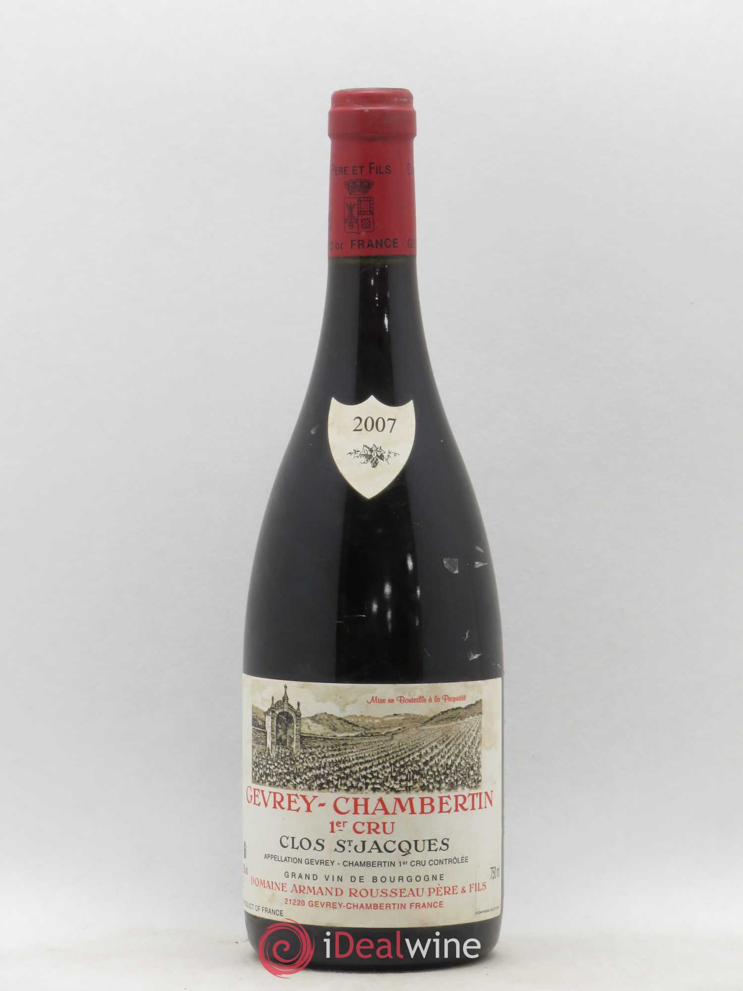 Gevrey-Chambertin 1er Cru Clos Saint-Jacques Armand Rousseau (Domaine) 2007 - Lot de 1 bouteille - 0