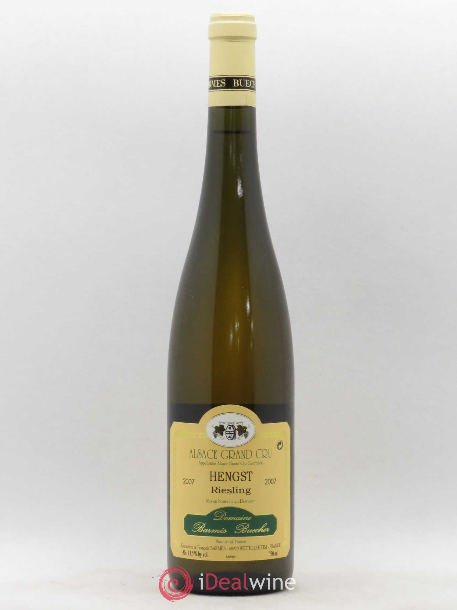 Riesling Grand Cru Hengst Domaine Barmès Buecher 2007 - Posten von 1 Flasche - 0