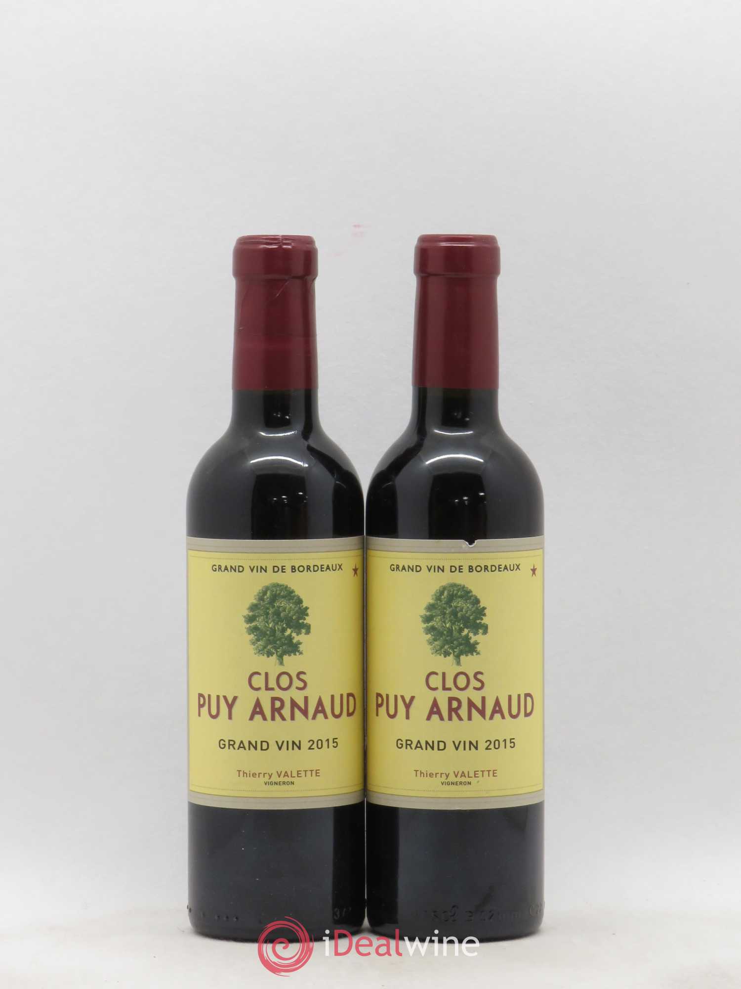 Clos Puy Arnaud 2015 - Lot de 2 demi bouteilles - 0
