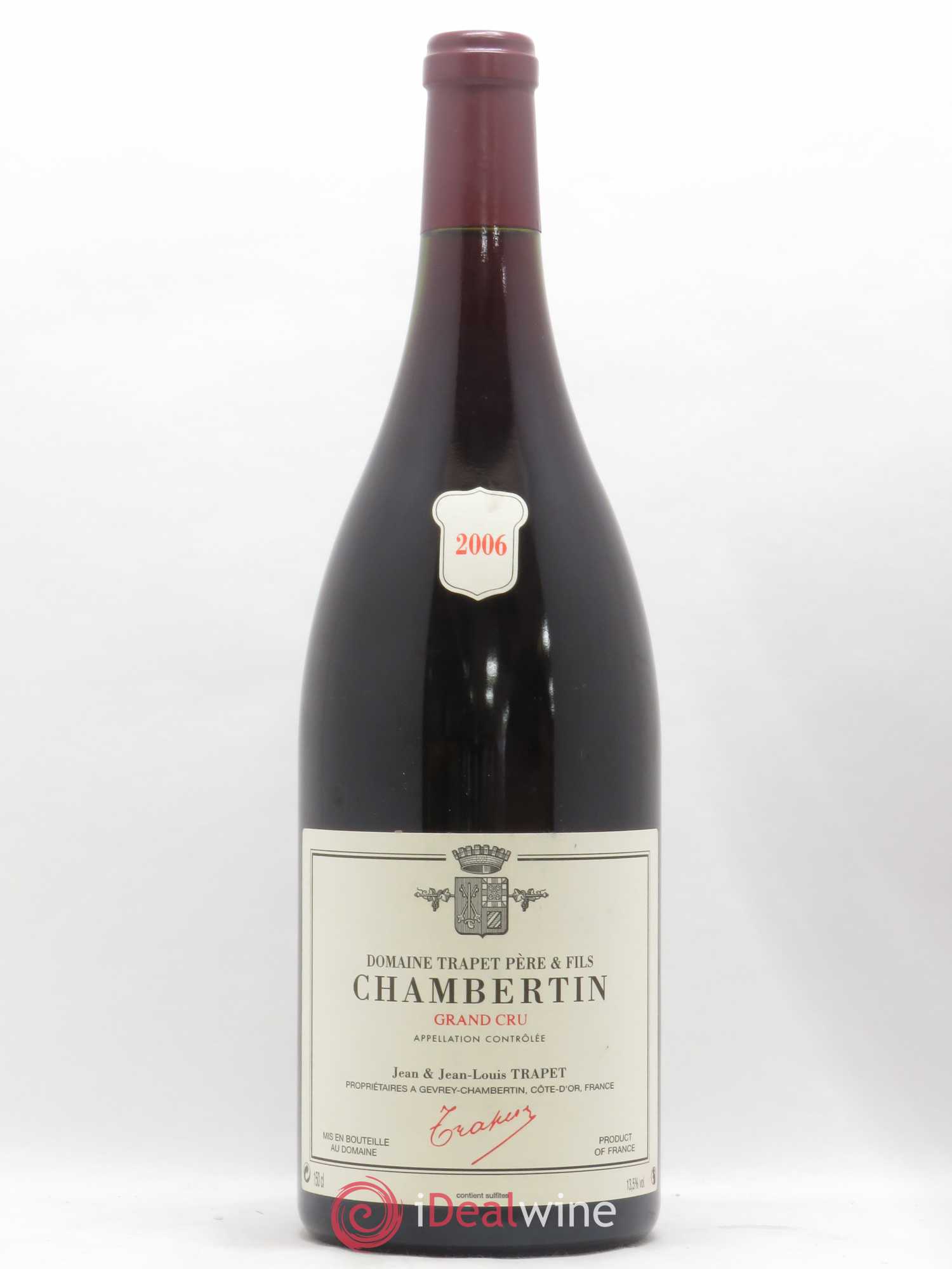 Chambertin Grand Cru Domaine Trapet 2006 - Lot de 1 magnum - 0