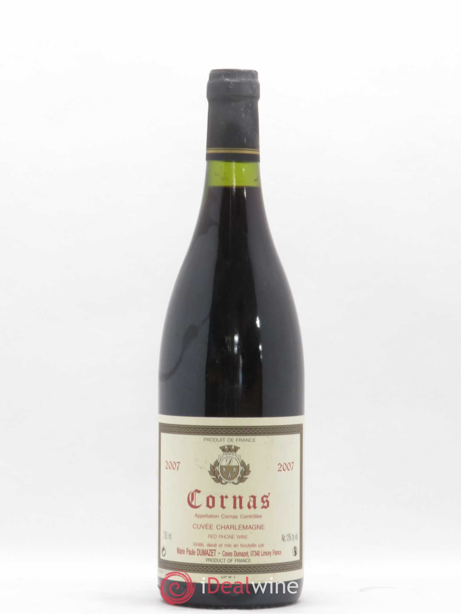 Cornas Cuvée Charlemagne Domaine Dumazet 2007 - Posten von 1 Flasche - 0