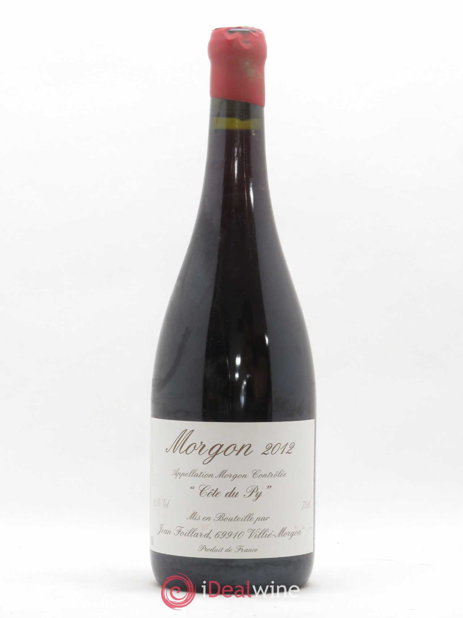 Morgon Côte du Py Jean Foillard 2012 - Lot de 1 bouteille - 0