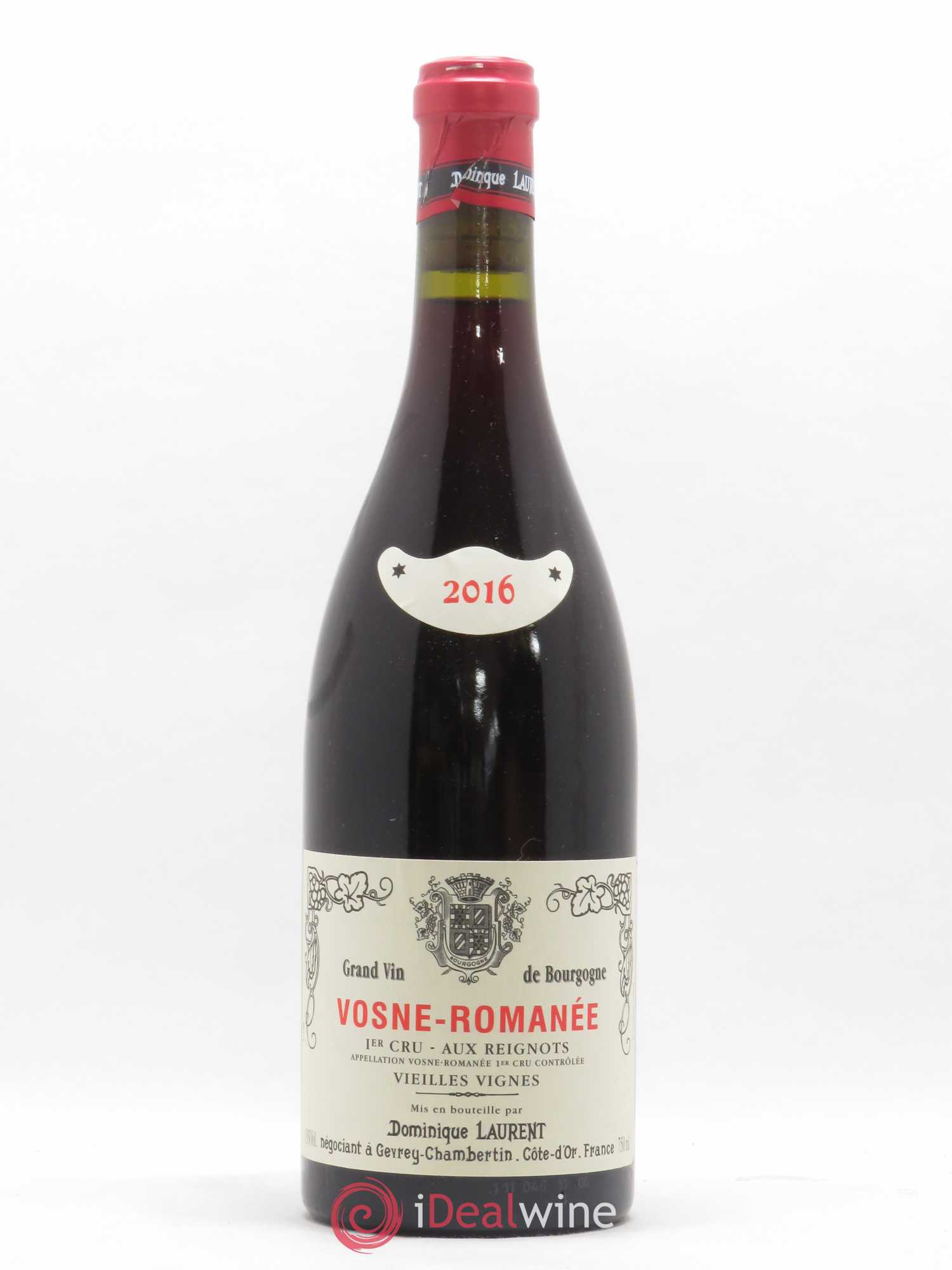 Vosne-Romanée 1er Cru Aux Reignots Vielles Vignes Dominique Laurent 2016 - Posten von 1 Flasche - 0