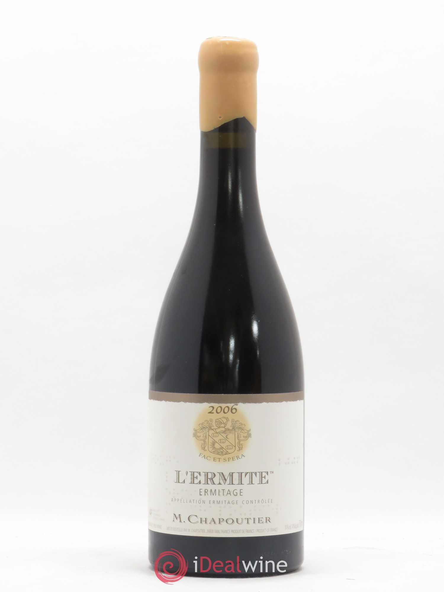 Hermitage Ermitage l'Ermite Chapoutier 2006 - Lot de 1 bouteille - 0