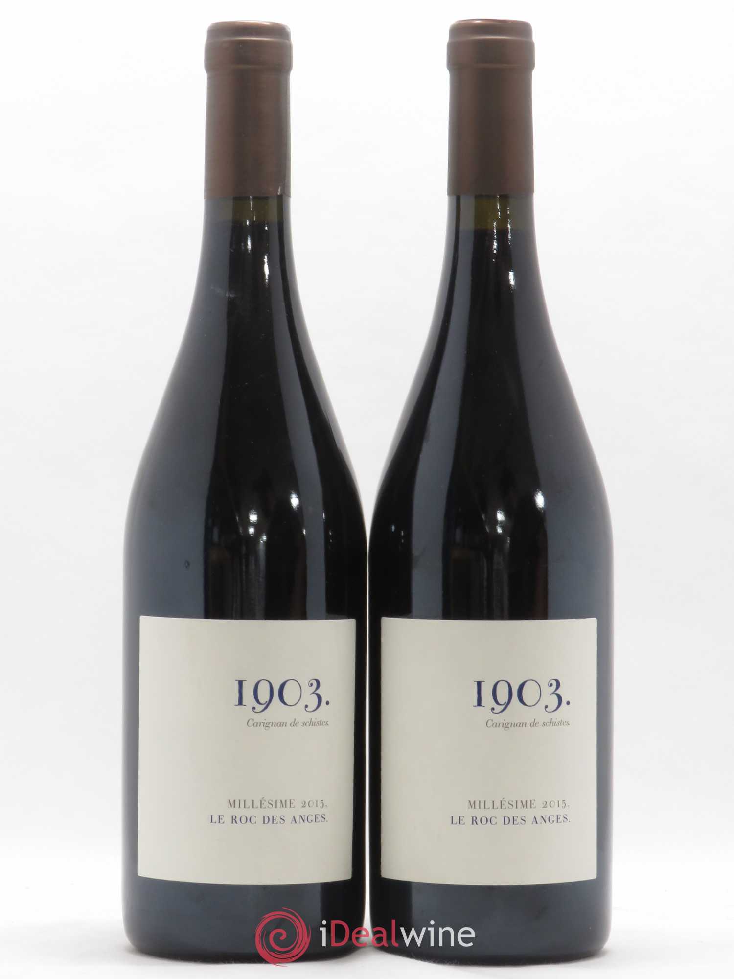 Côtes Catalanes Roc des Anges Carignan 1903 Marjorie et Stéphane Gallet 2015 - Lot de 2 bouteilles - 0