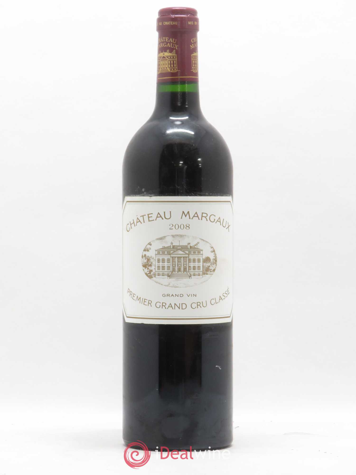 Château Margaux 1er Grand Cru Classé 2008 - Lot de 1 bouteille - 0