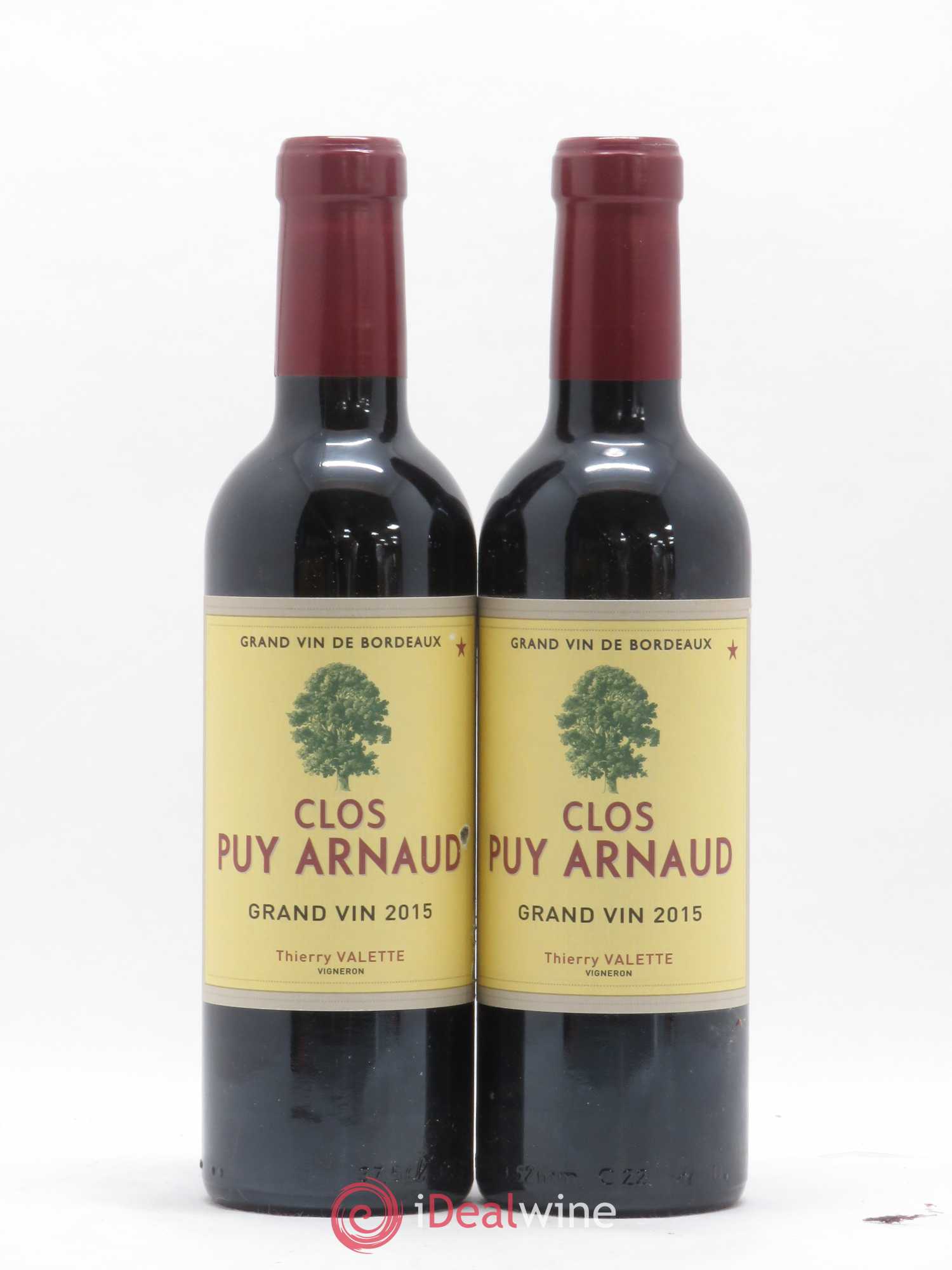 Clos Puy Arnaud 2015 - Lot de 2 demi bouteilles - 0