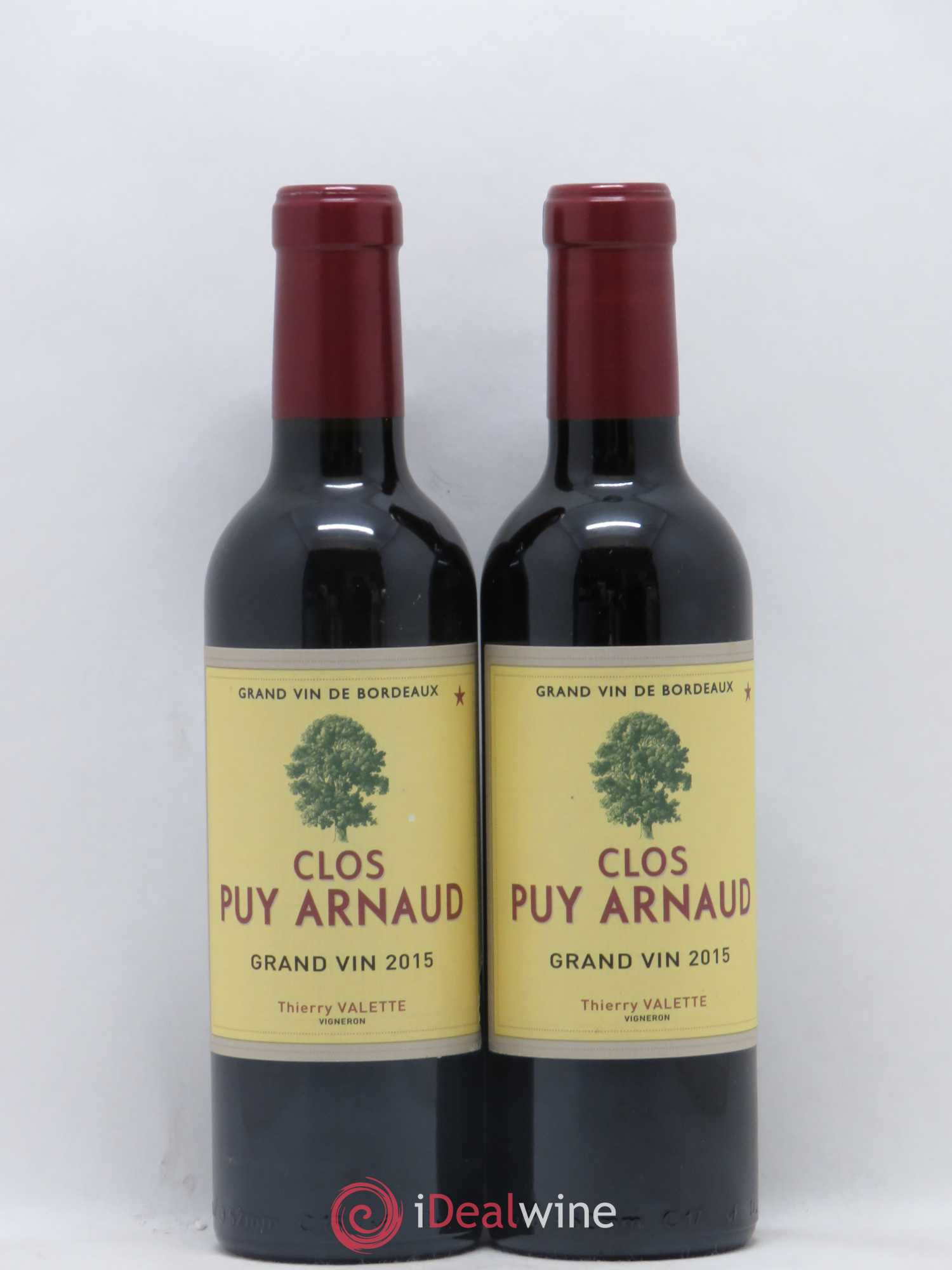 Clos Puy Arnaud (sans prix de réserve) 2015 - Lot de 2 demi bouteilles - 0