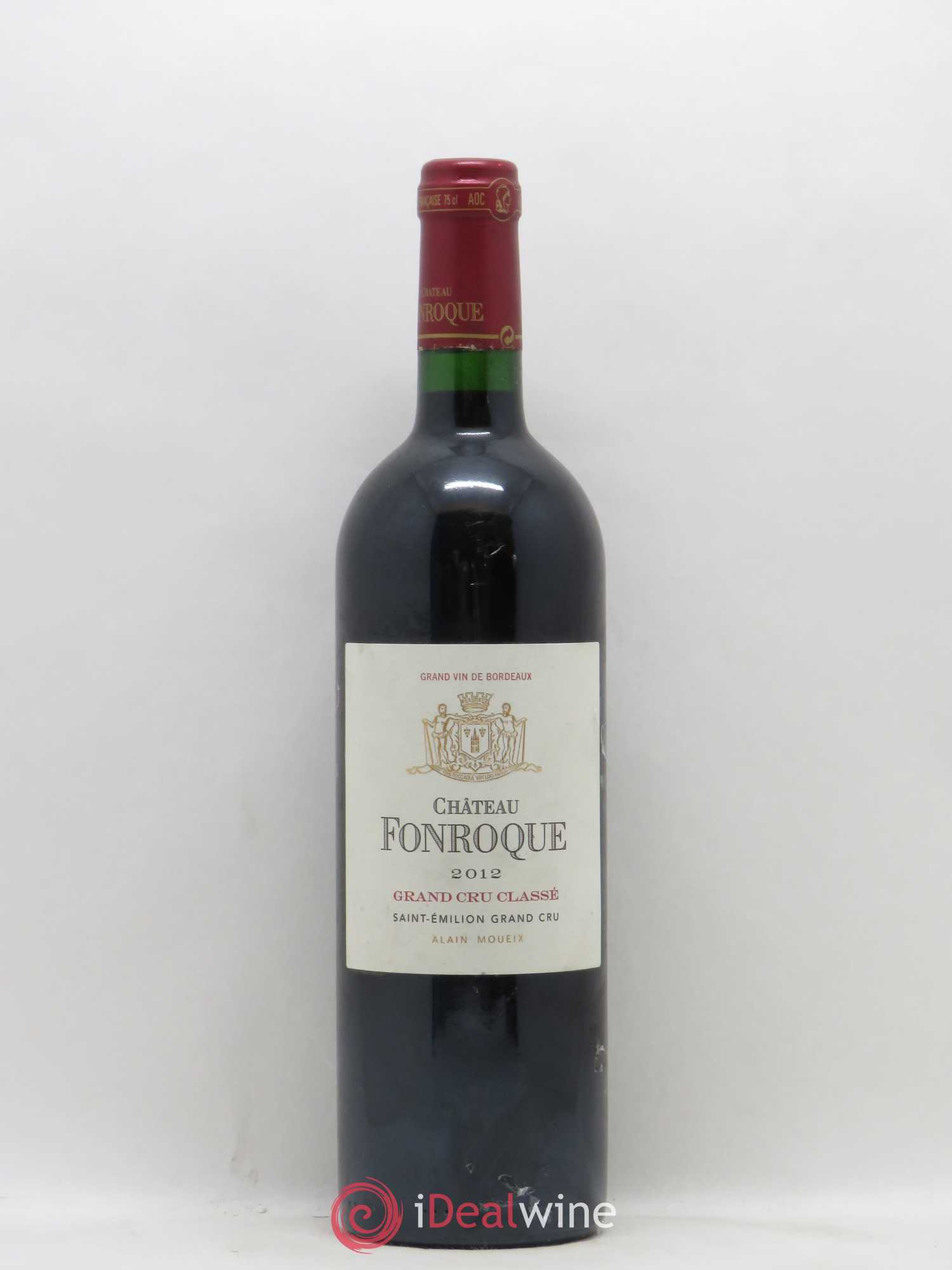 Château Fonroque Grand Cru Classé 2012 - Lot de 1 bouteille - 0