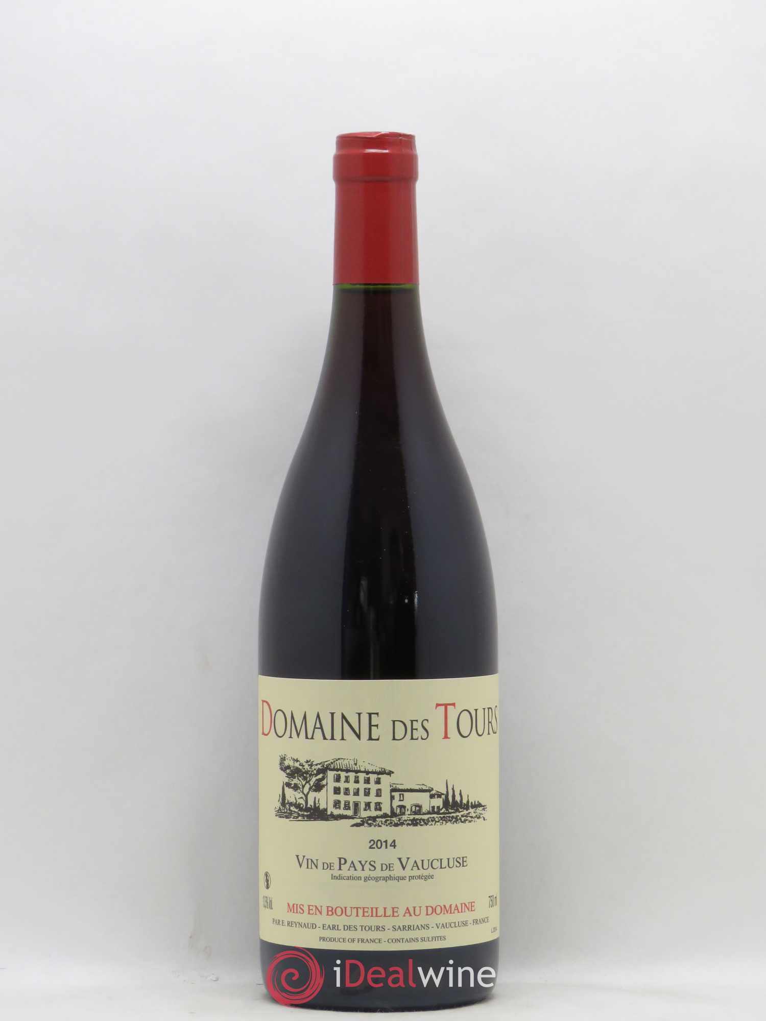 Vaucluse (Vin de Pays de Vaucluse) Domaine des Tours Emmanuel Reynaud 2014 - Lot de 1 bouteille - 0