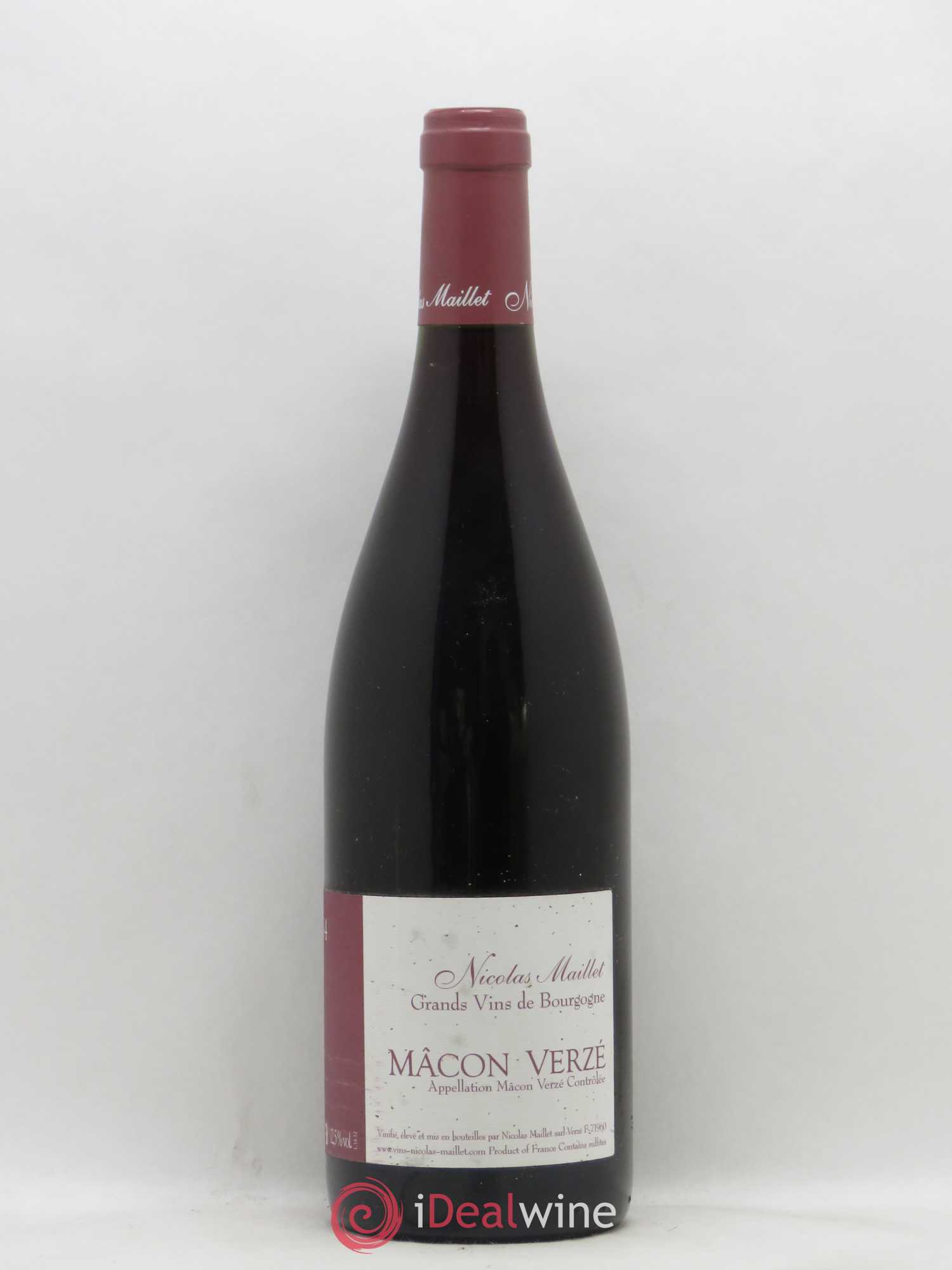 Mâcon-Verzé Nicolas Maillet (sans prix de réserve) 2014 - Lot de 1 bouteille - 0