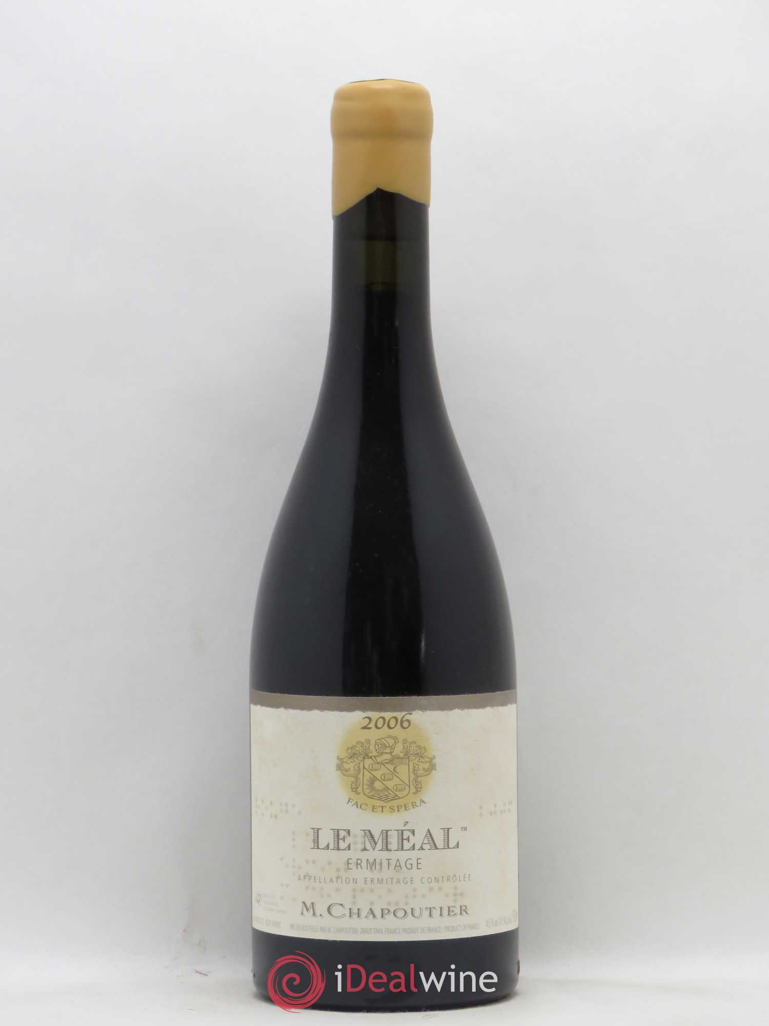 Hermitage Ermitage Le Méal Chapoutier 2006 - Lot de 1 bouteille - 0