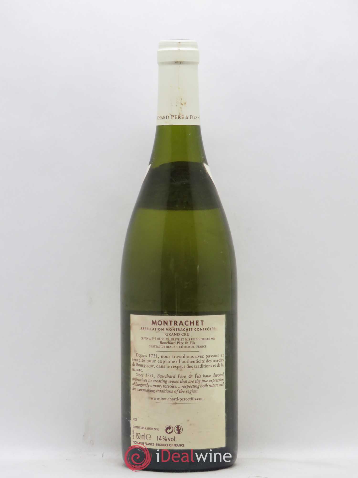 Montrachet Grand Cru Bouchard Père & Fils 2009 - Lot de 1 bouteille - 1