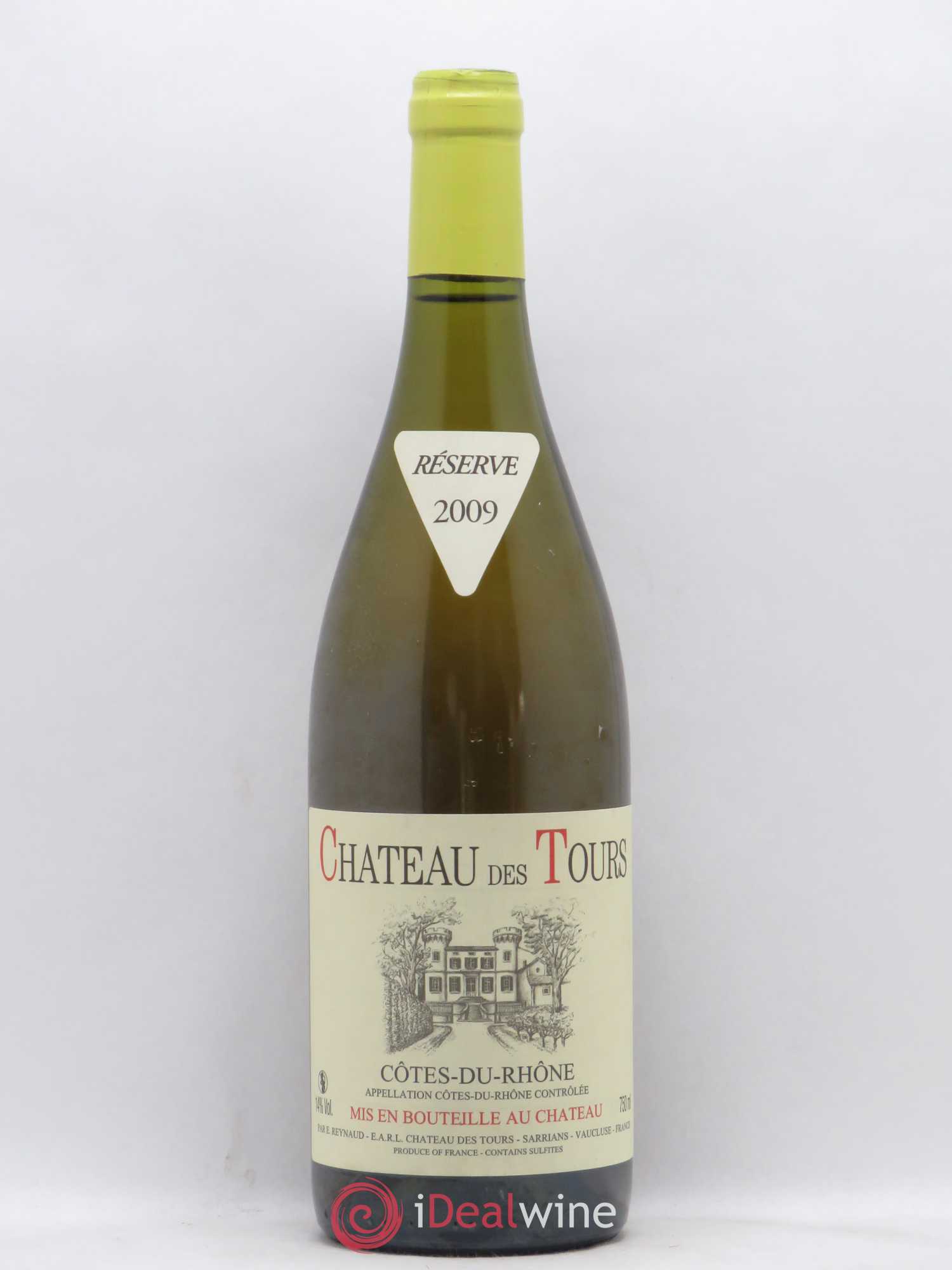 Côtes-du-Rhône Château des Tours Emmanuel Reynaud Réserve 2009 - Lot de 1 bouteille - 0