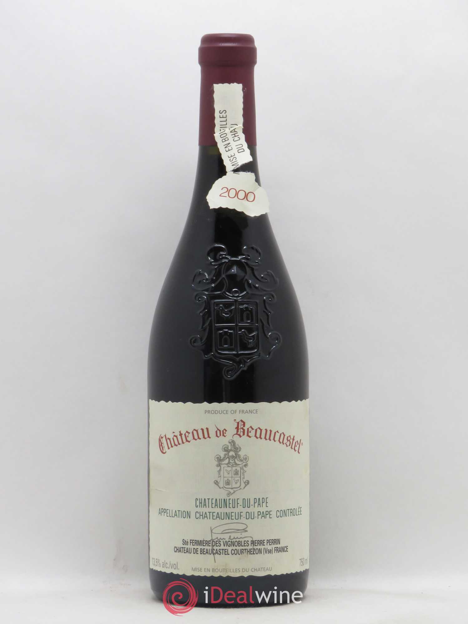 Châteauneuf-du-Pape Château de Beaucastel Famille Perrin 2000 - Lot de 1 bouteille - 0