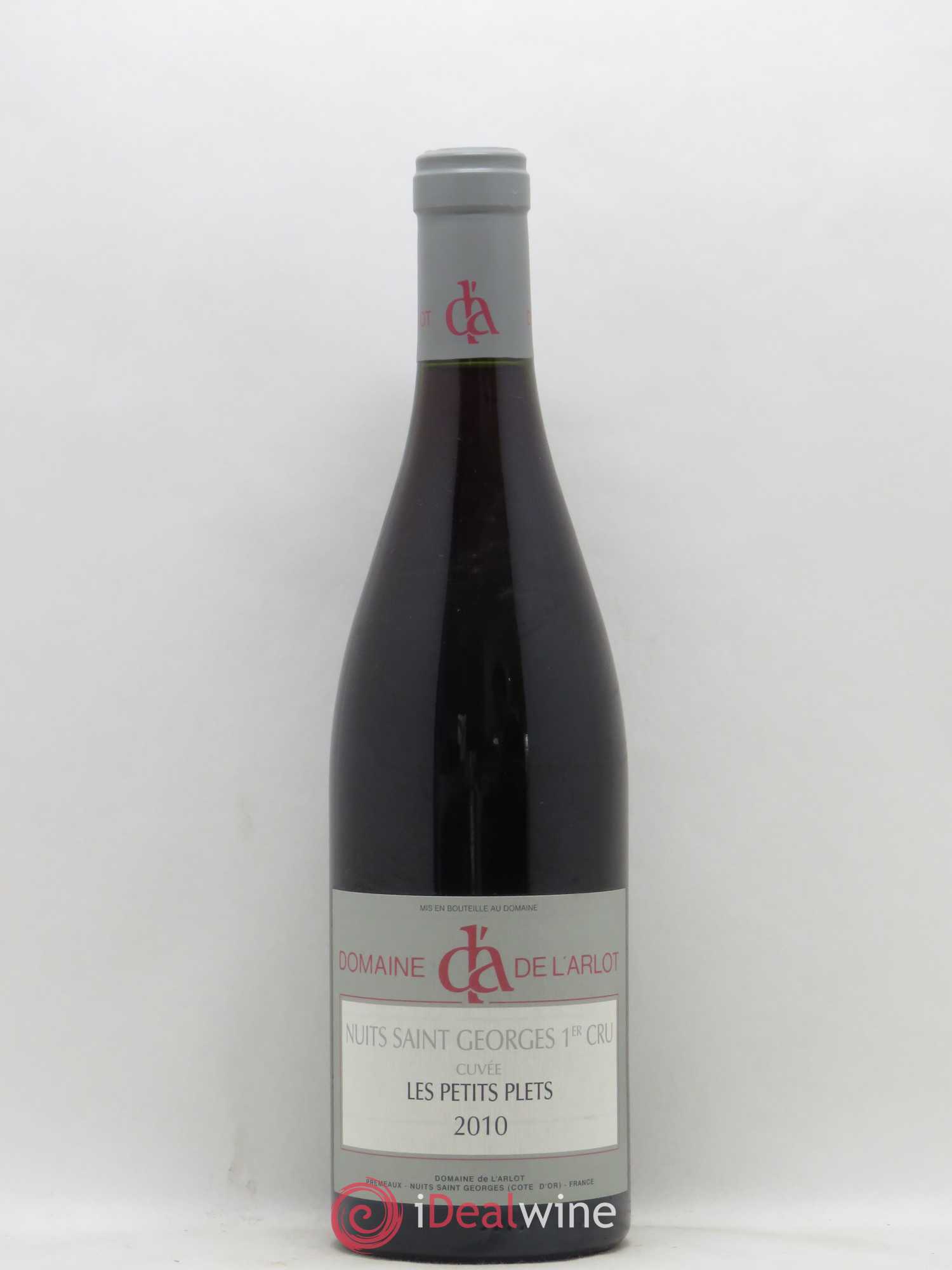 Nuits-Saint-Georges 1er Cru Les Petits Plets Domaine de l'Arlot 2010 - Lot de 1 bouteille - 0