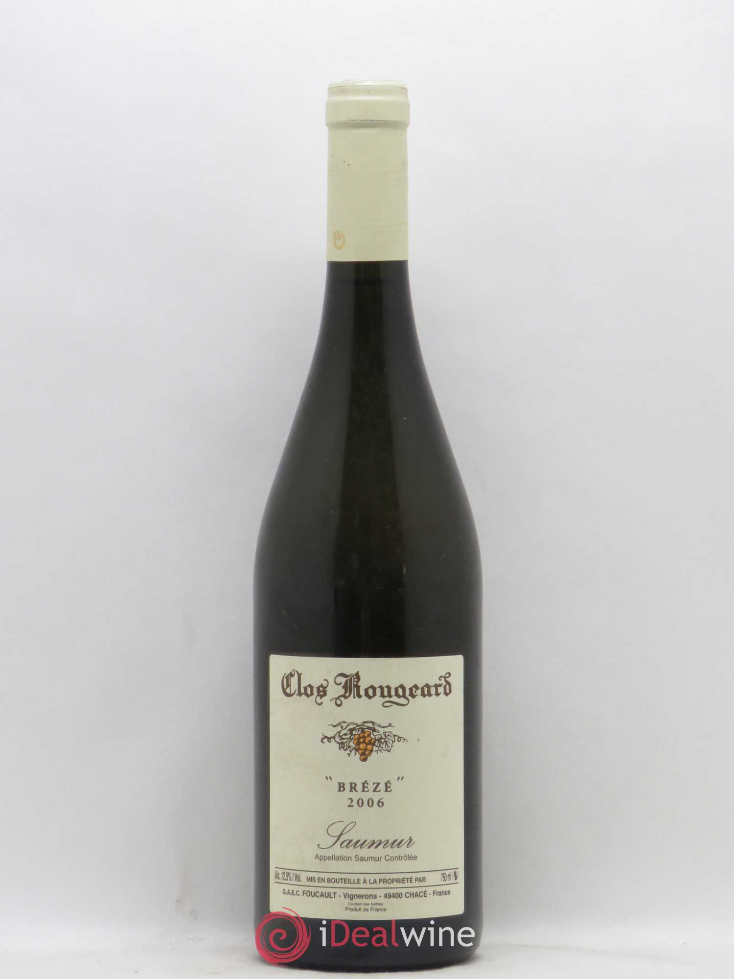 Saumur Brézé Clos Rougeard 2006 - Lot de 1 bouteille - 0