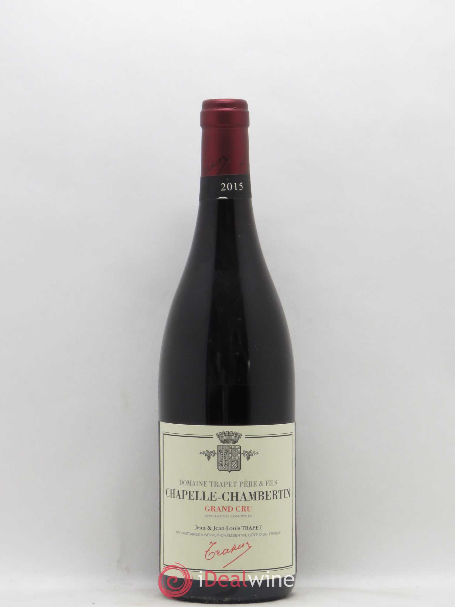 Chapelle-Chambertin Grand Cru Domaine Trapet 2015 - Lot de 1 bouteille - 0
