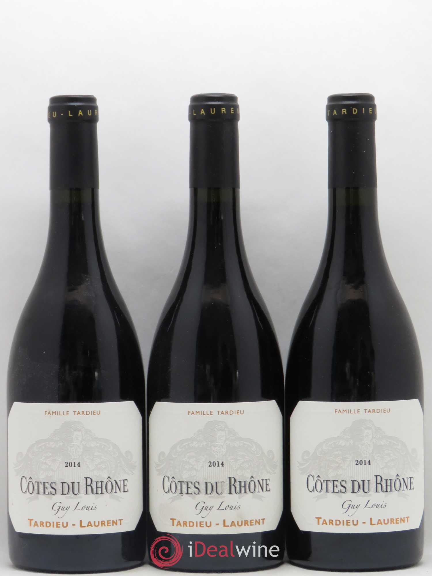 Côtes-du-Rhône Cuvée Guy Louis Tardieu-Laurent (sans prix de réserve) 2014 - Lot de 3 bouteilles - 0
