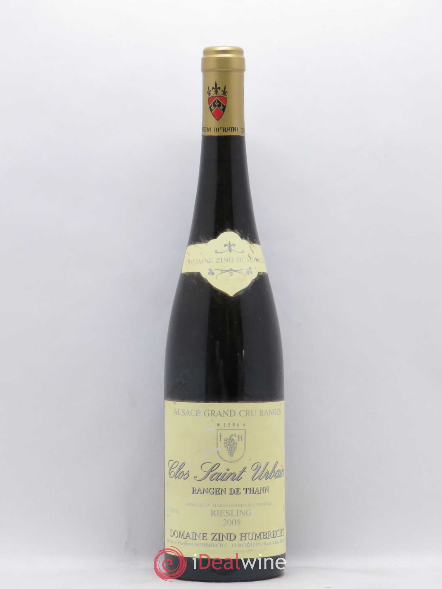 Alsace Riesling Grand Cru Rangen de Thann Clos Saint Urbain Zind-Humbrecht (Domaine) 2009 - Lot de 1 bouteille - 0