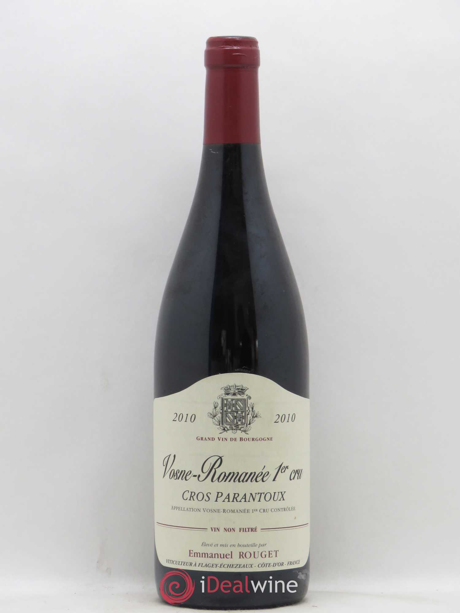 Vosne-Romanée 1er Cru Cros Parantoux Emmanuel Rouget 2010 - Lot de 1 bouteille - 0