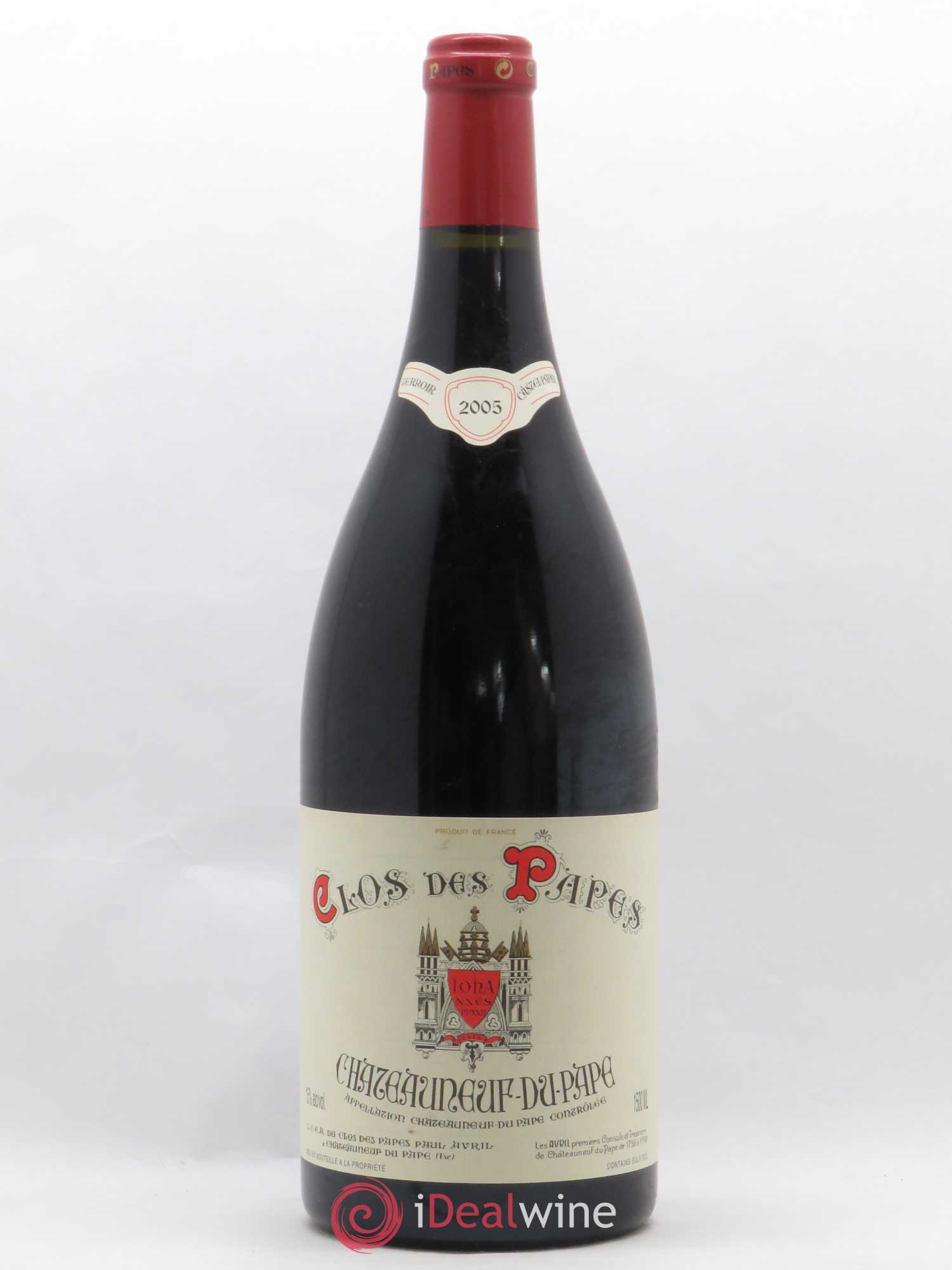 Châteauneuf-du-Pape Clos des Papes - Paul Avril 2005 - Lot de 1 magnum - 0