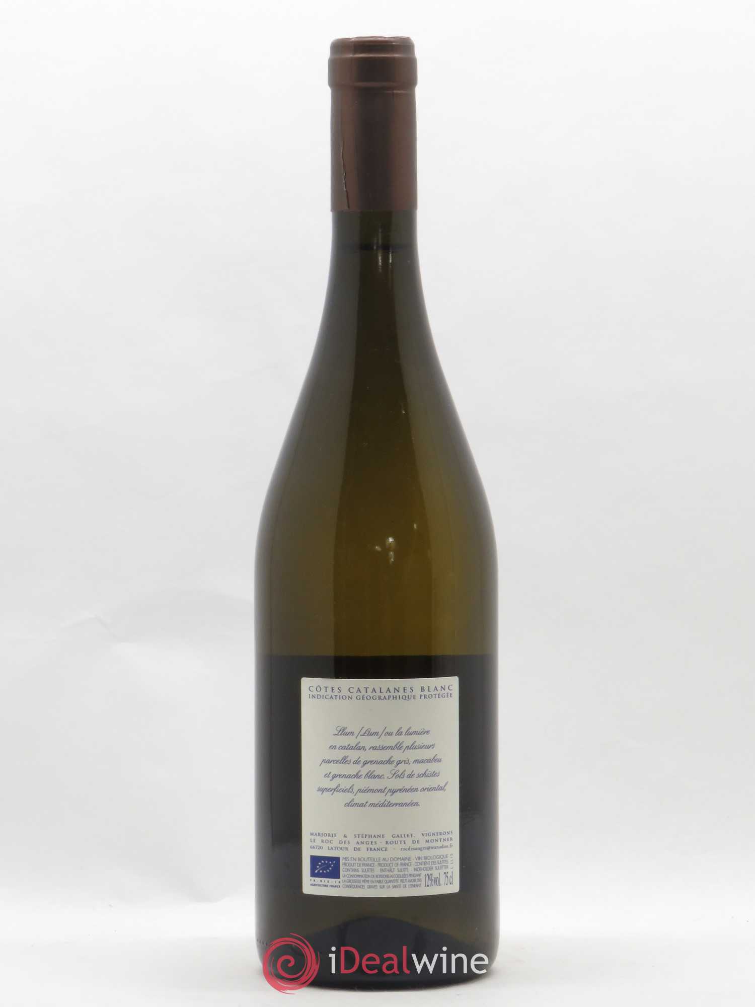 Côtes Catalanes Roc des Anges Llum Marjorie et Stéphane Gallet 2015 - Lot de 1 bouteille - 1