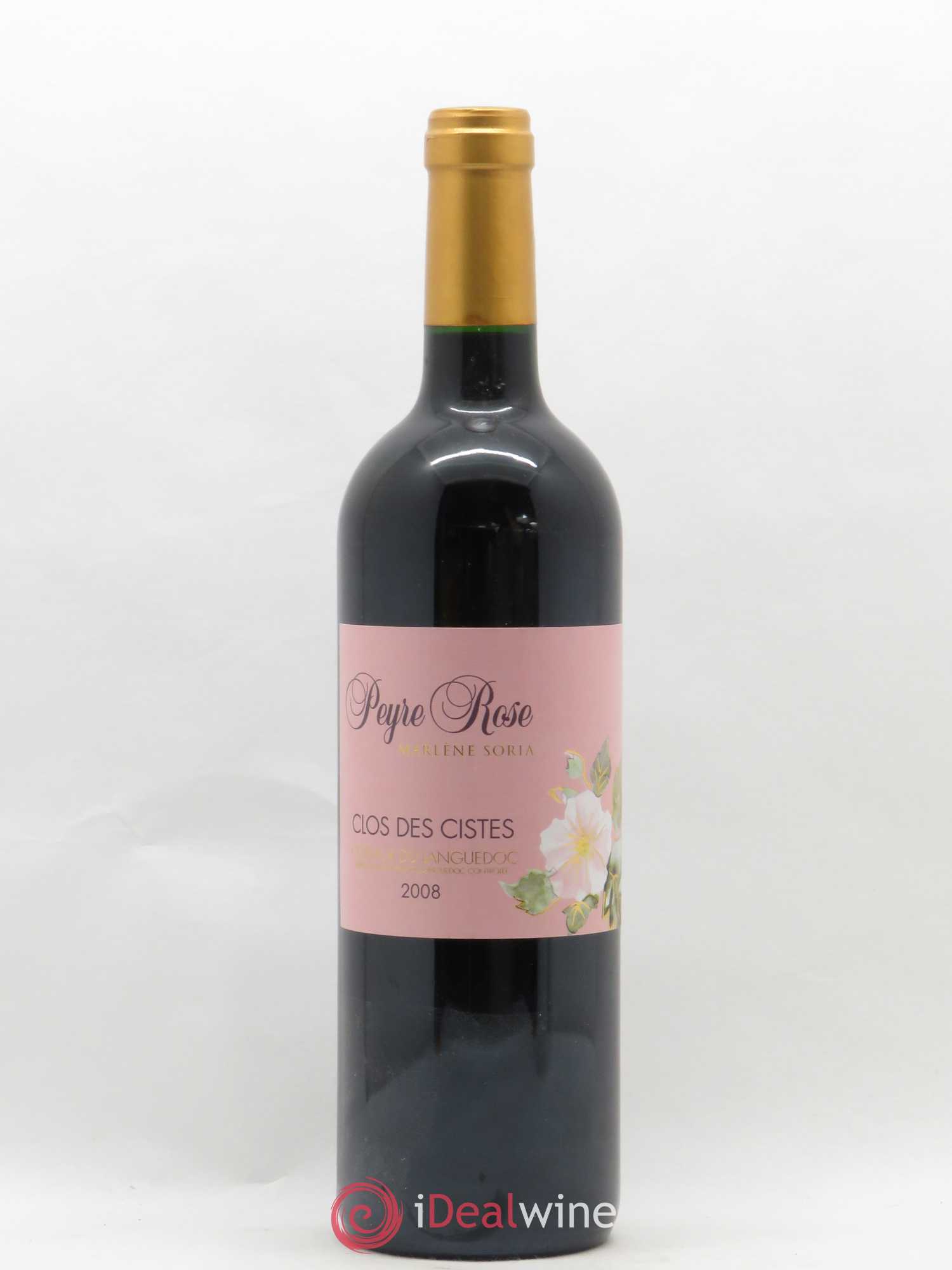 Vin de France (anciennement Coteaux du Languedoc) Domaine Peyre Rose Les Cistes Marlène Soria 2008 - Lot de 1 bouteille - 0