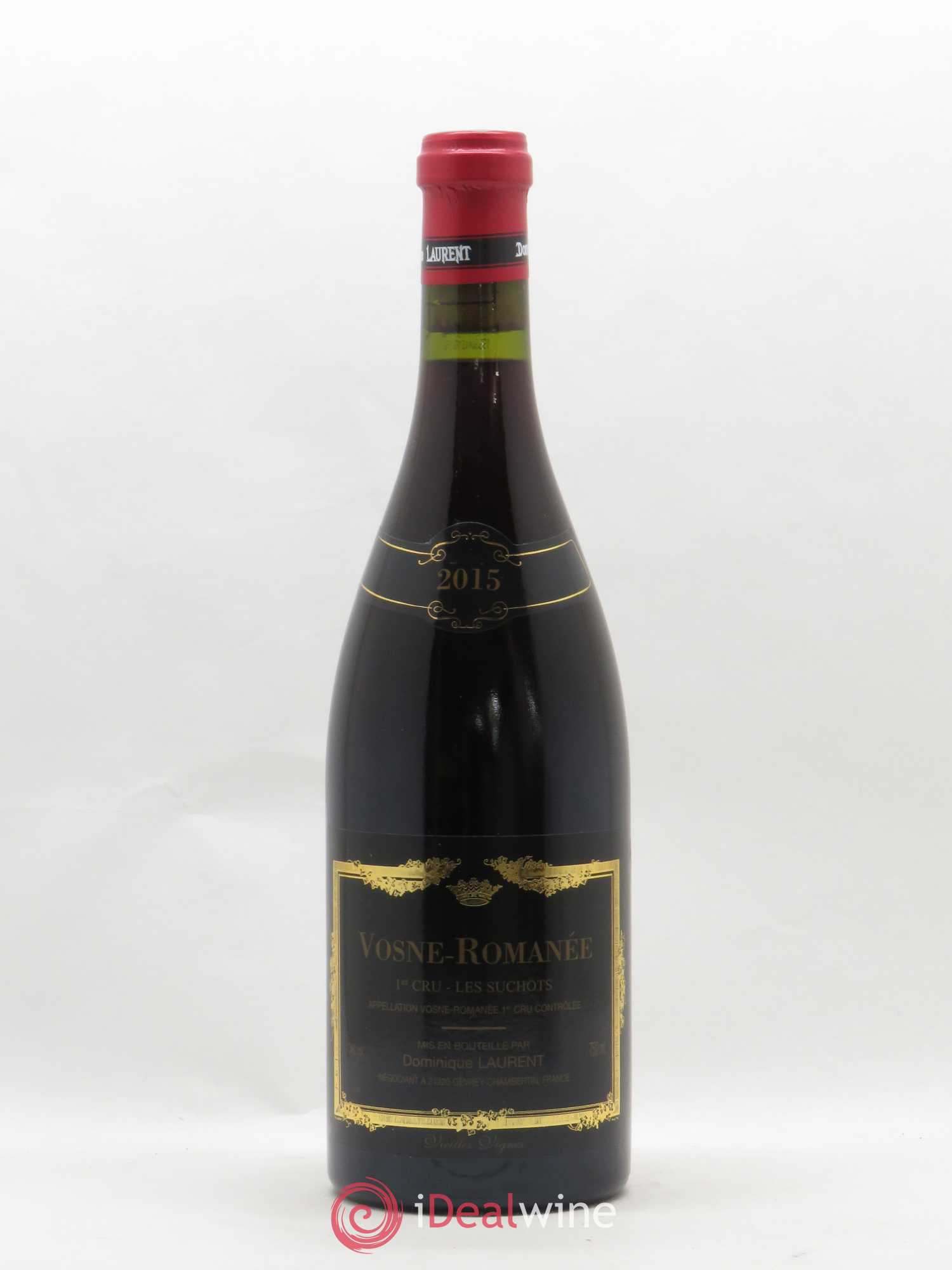 Vosne-Romanée 1er Cru Les Suchots Vieilles Vignes Dominique Laurent 2015 - Lot de 1 bouteille - 0
