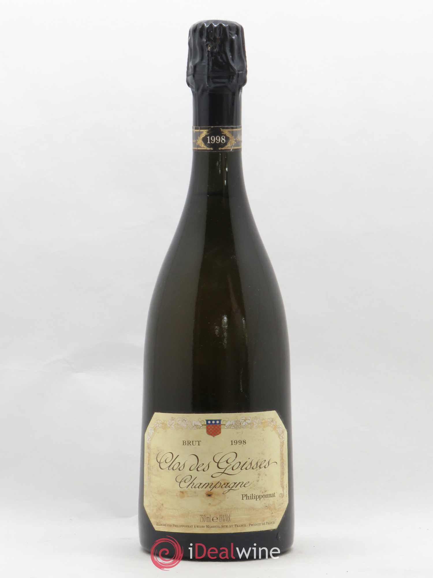 Clos des Goisses Philipponnat 1998 - Lot de 1 bouteille - 0