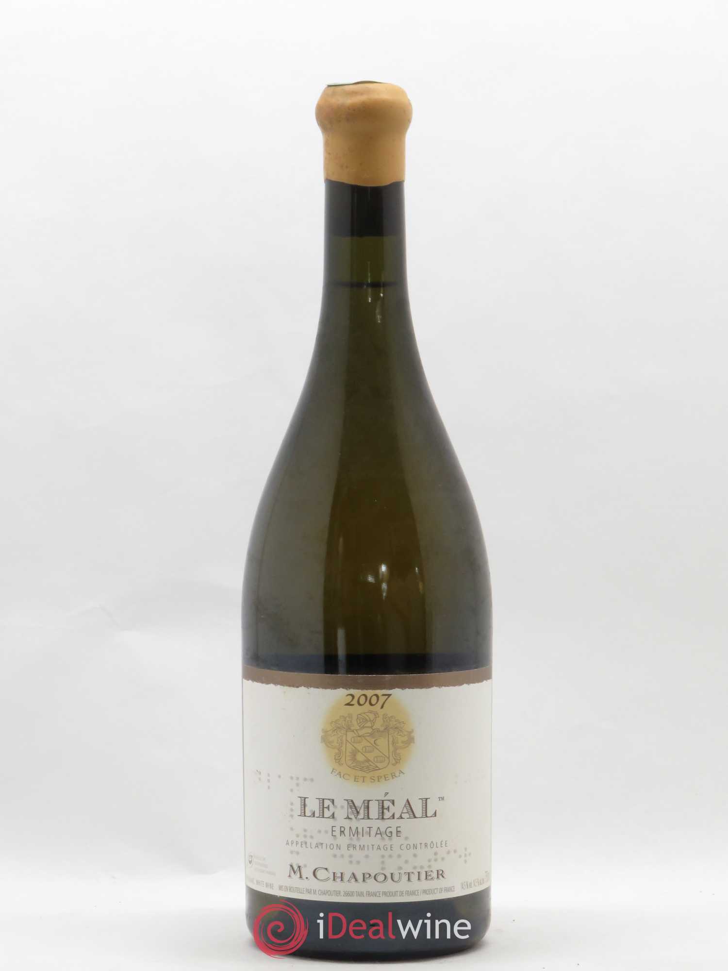 Hermitage Ermitage Le Méal Chapoutier 2007 - Lot de 1 bouteille - 0