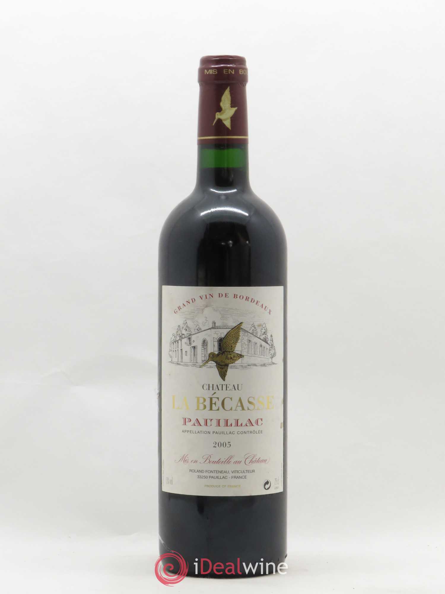 Château la Bécasse 2005 - Lot de 1 bouteille - 0