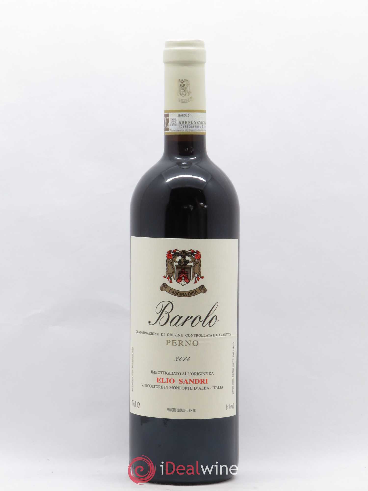 Barolo Perno Elio Sandri 2014 - Lot de 1 bouteille - 0