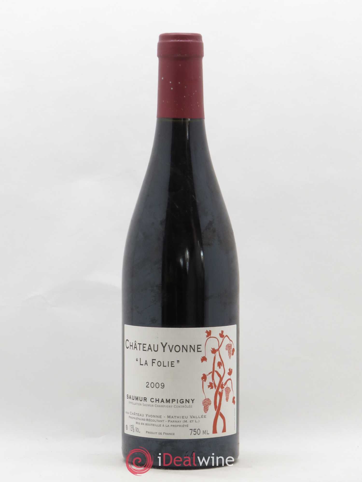 Saumur-Champigny La Folie Château Yvonne 2009 - Lot de 1 bouteille - 0