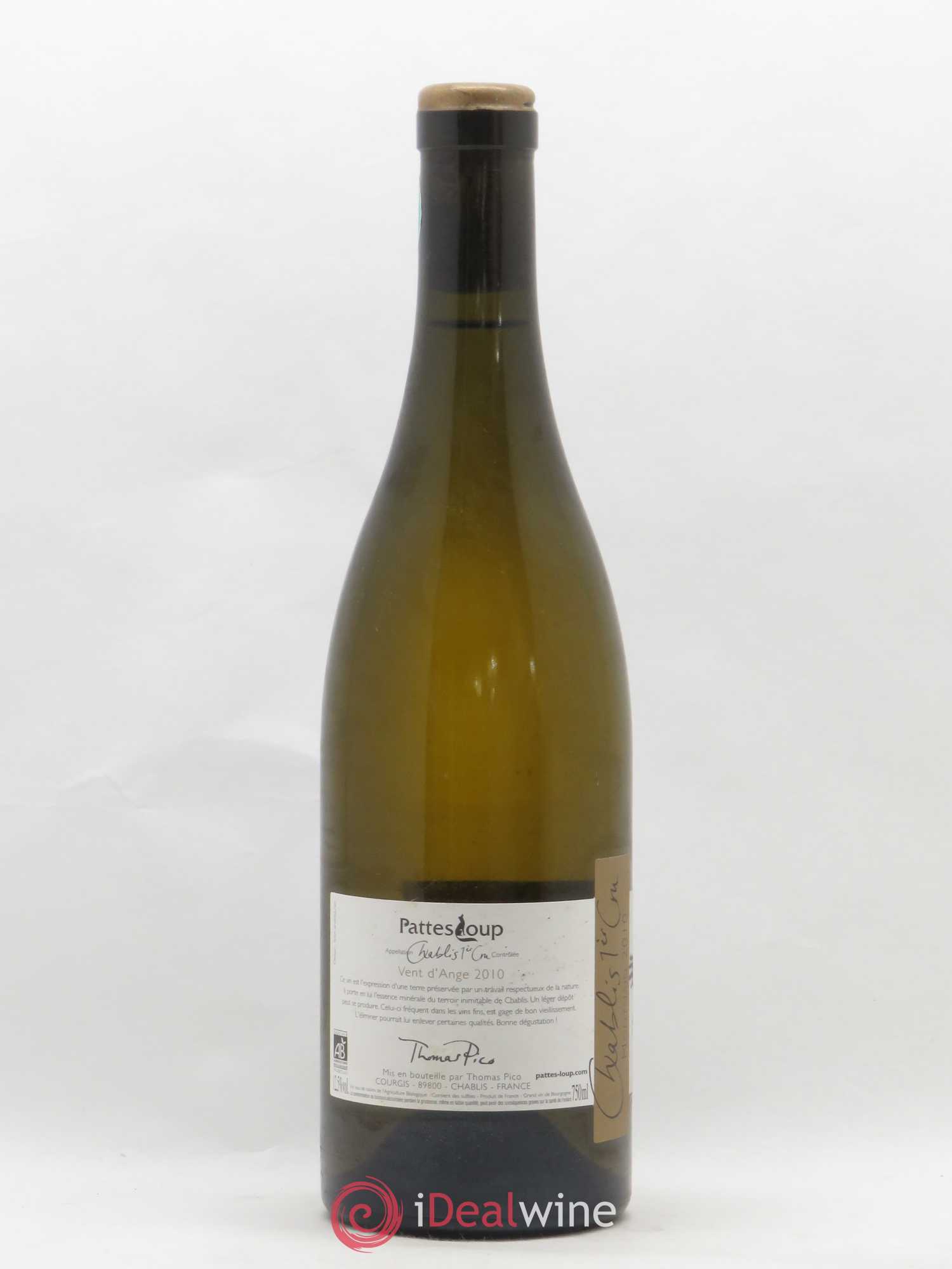 Chablis 1er Cru Montmain Pattes Loup (Domaine) 2010 - Lot de 1 bouteille - 1