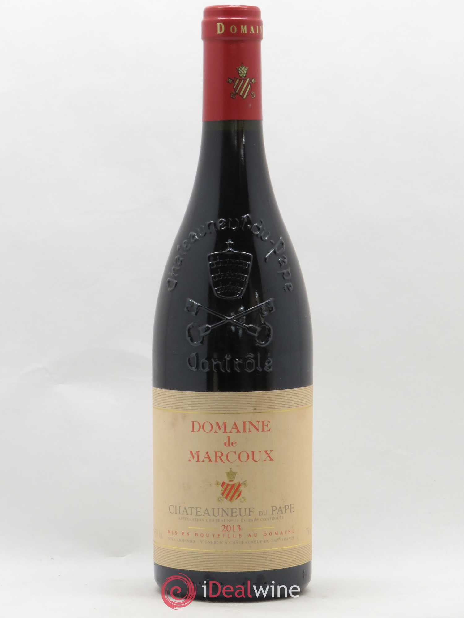 Châteauneuf-du-Pape Marcoux (Domaine de) 2013 - Lot de 1 bouteille - 0