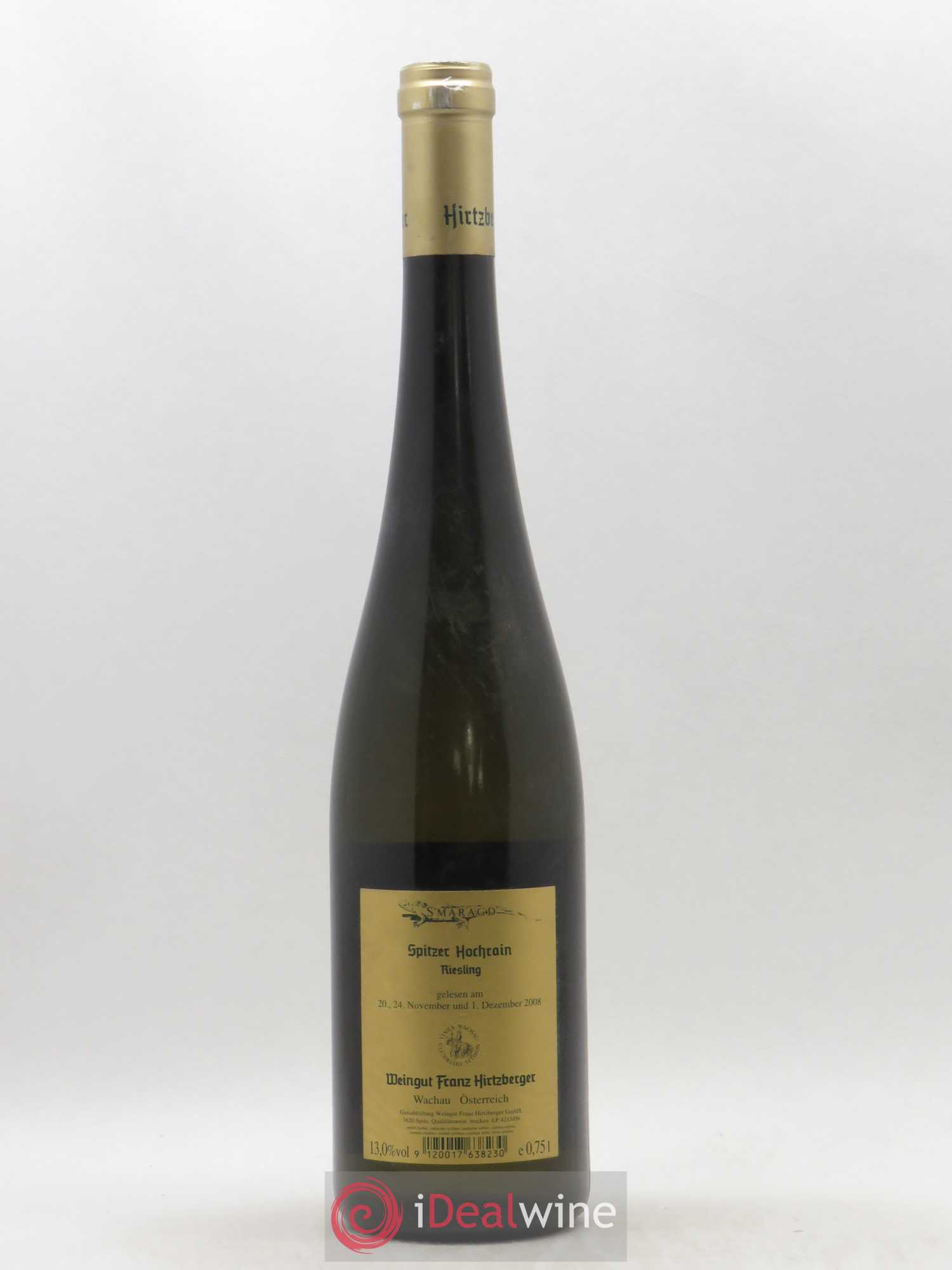 Autriche Smaragd Riesling Spitzer Hochrain 2008 - Posten von 1 Flasche - 1