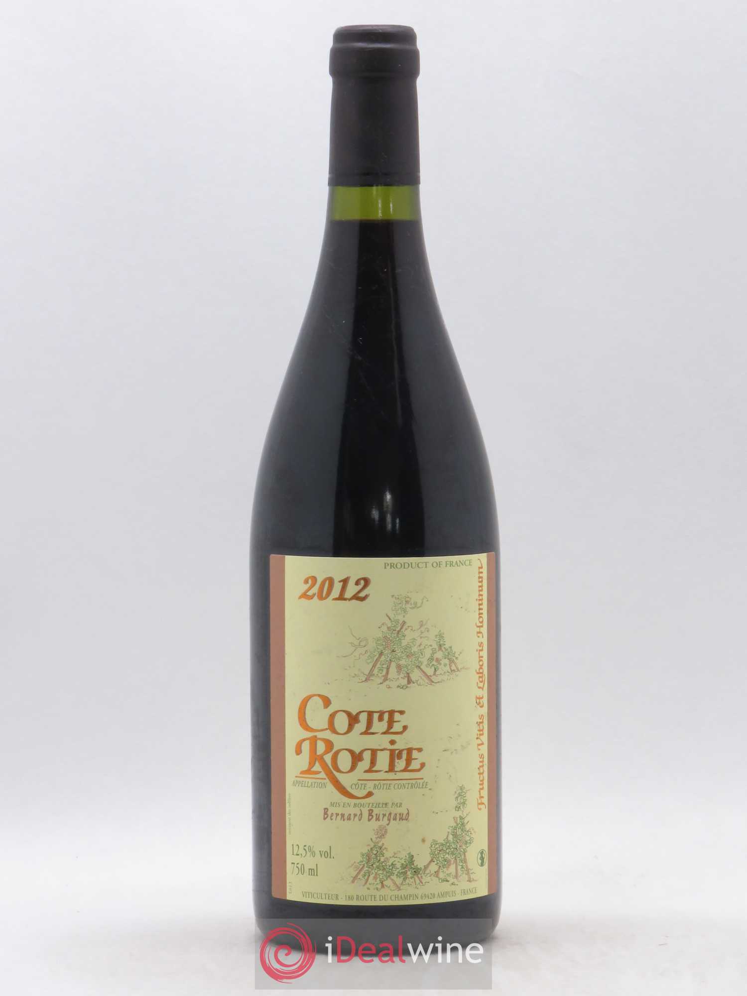 Côte-Rôtie Bernard Burgaud 2012 - Lot de 1 bouteille - 0