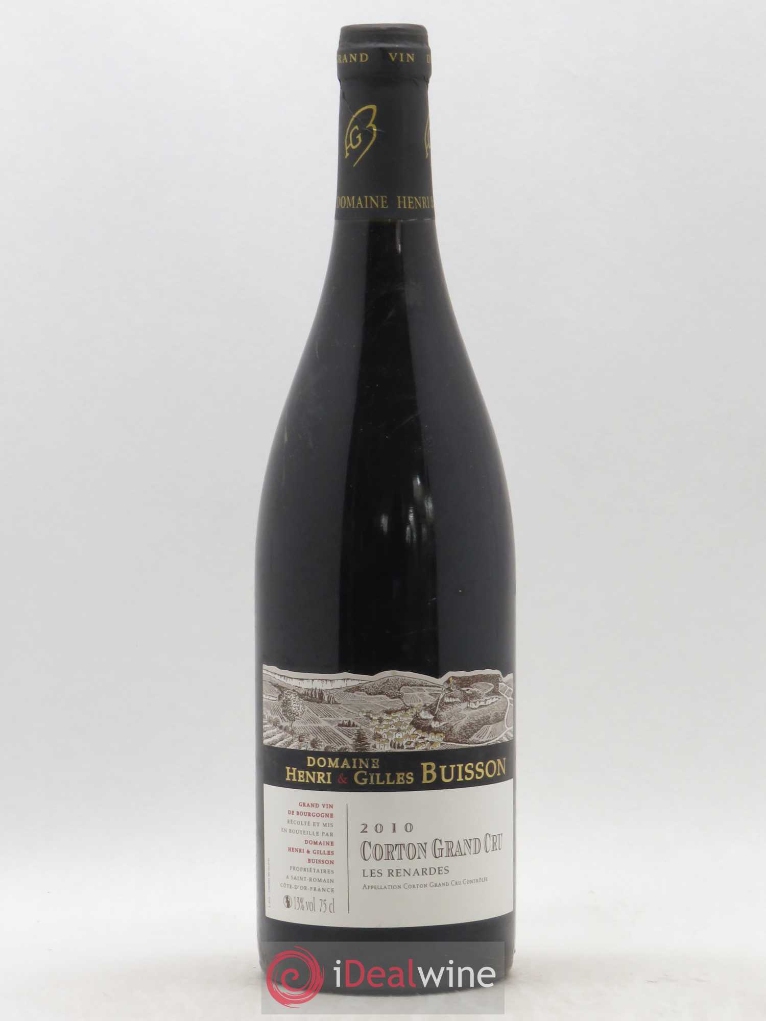 Corton Grand Cru Les Renardes Henri et Gilles Buisson (Domaine) 2010 - Lot de 1 bouteille - 0