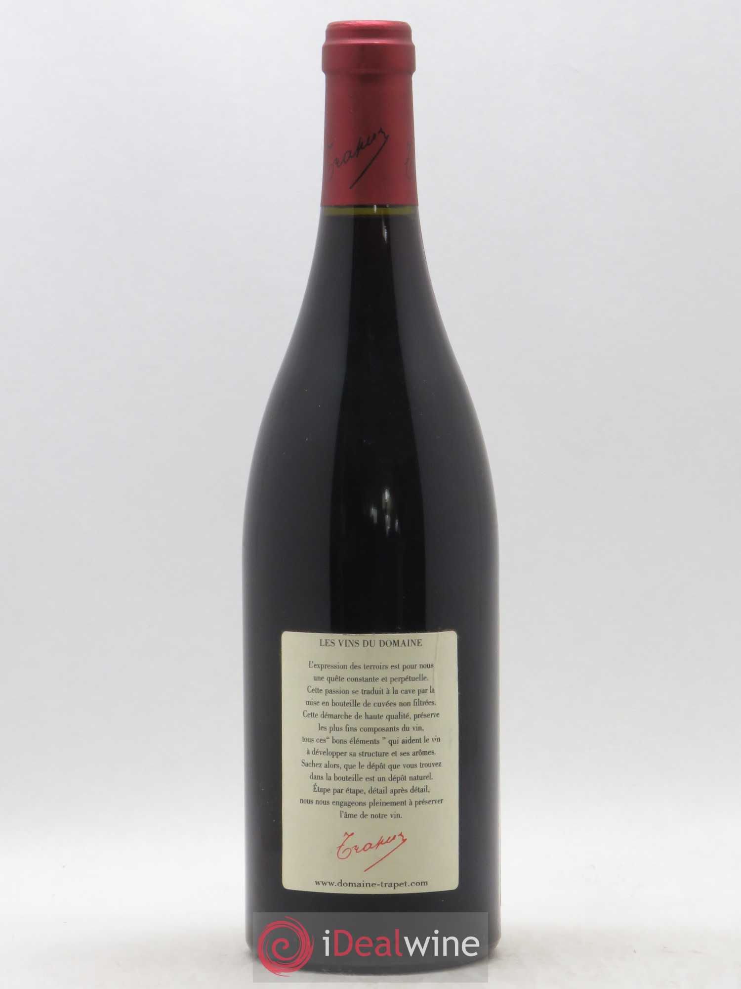 Chambertin Grand Cru Domaine Trapet 2003 - Lot de 1 bouteille - 1